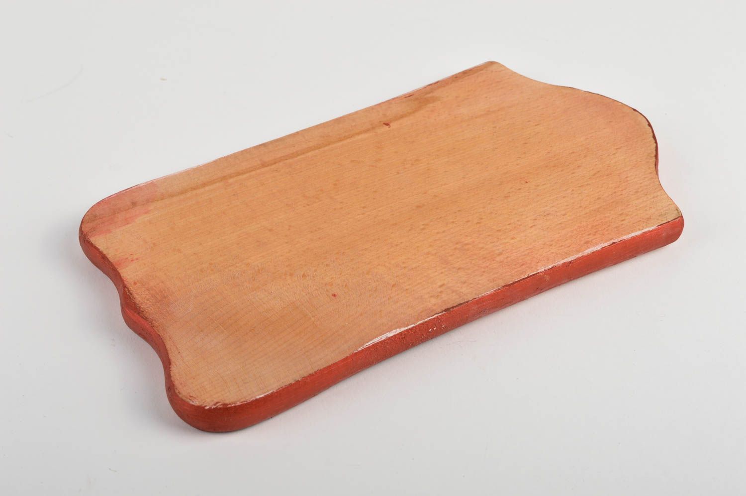 Tabla de madera para cortar artesanal menaje de cocina regalo original  foto 4