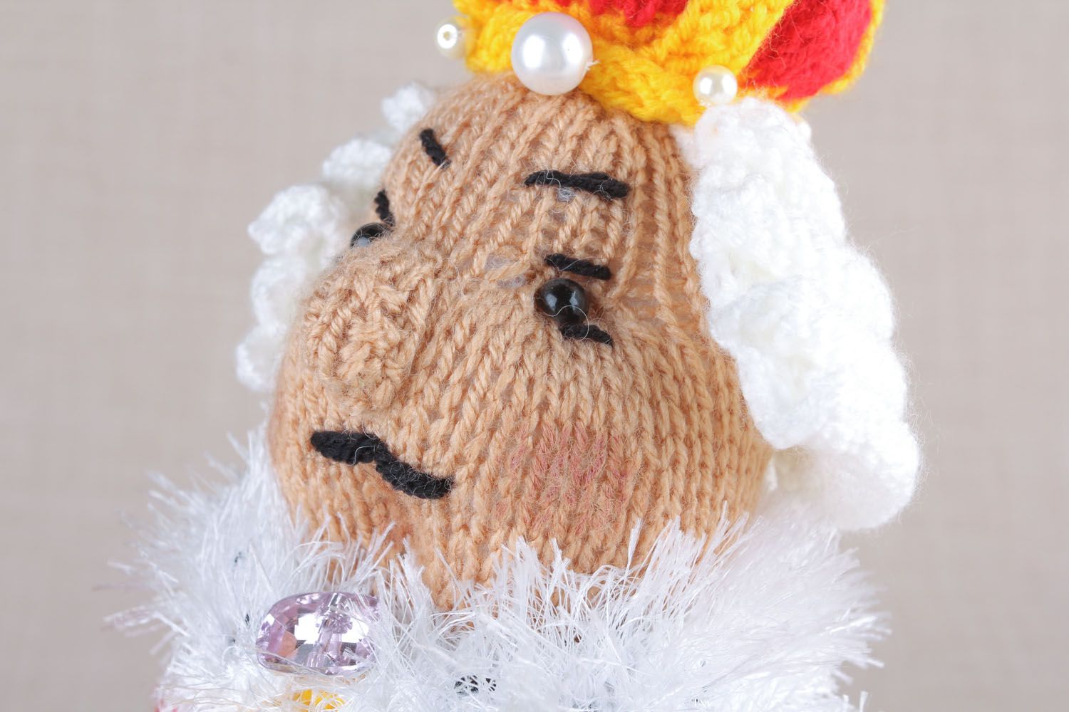 Soft crochet toy King photo 4