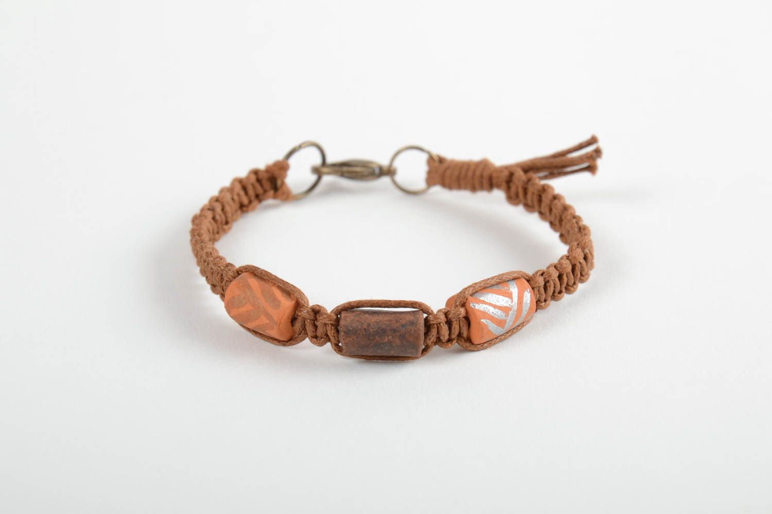 Handmade bracelet beaded bracelet unusual accessory gift ideas designer jewelry photo 1