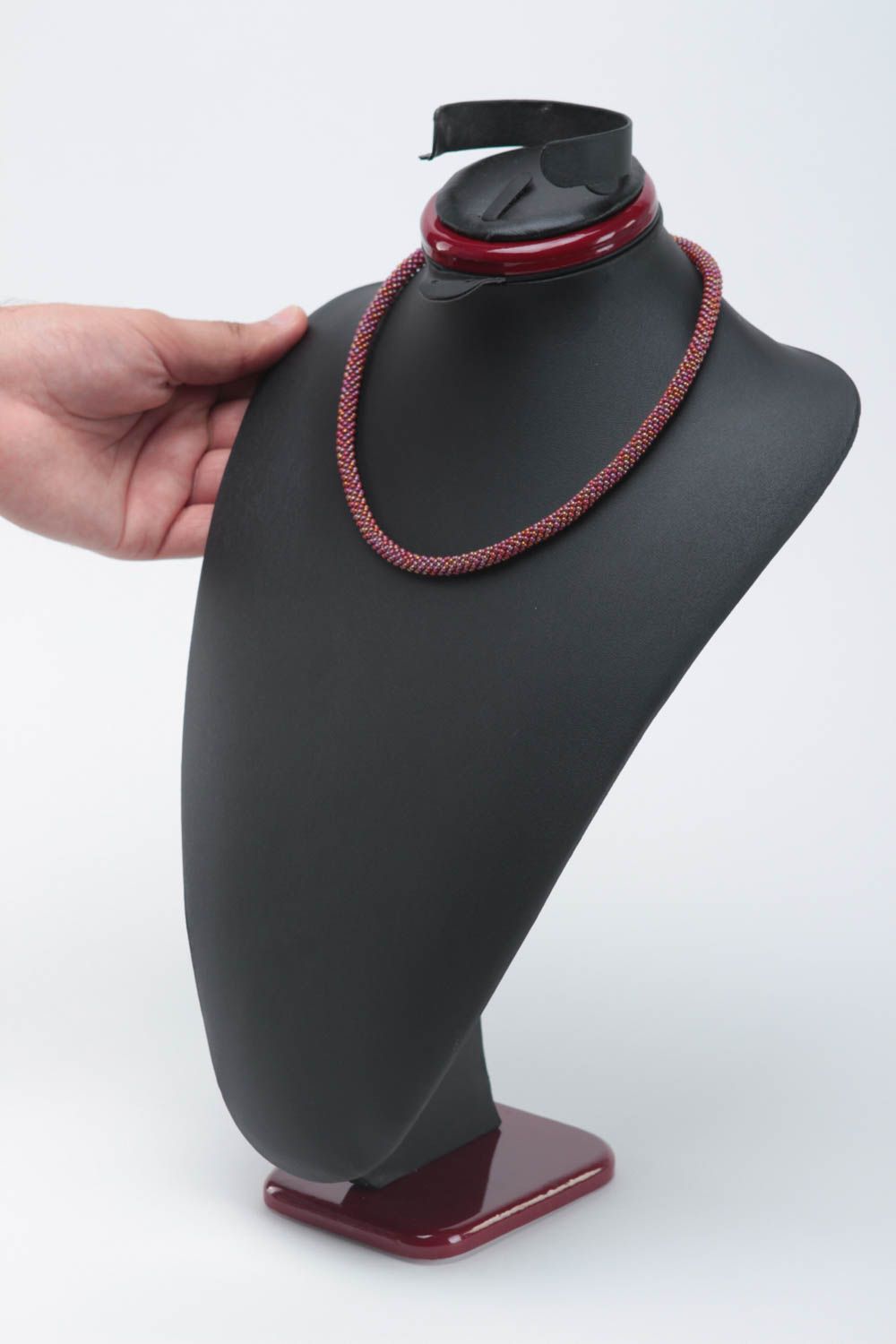 Collar de abalorios hecho a mano regalo original para mujeres bisutería de moda foto 5