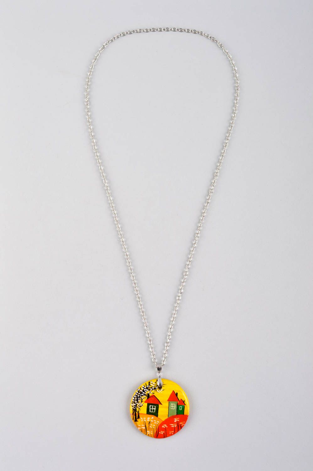 Handmade plastic cute pendant female bright accessory summer jewelry gift photo 2