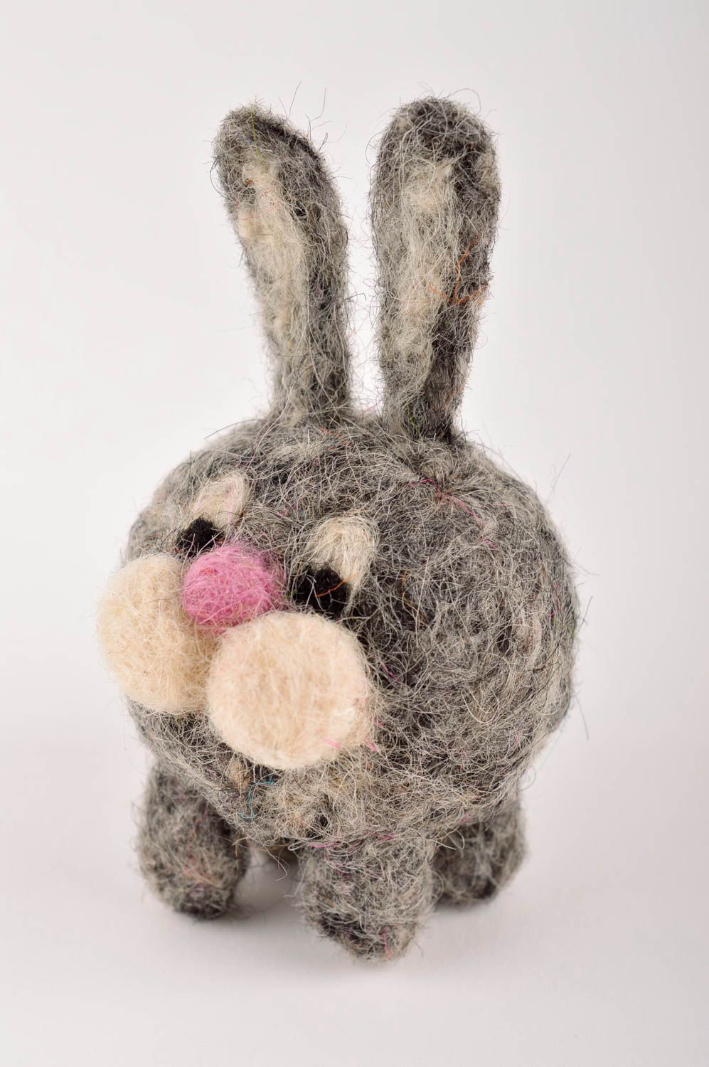Conejo de fieltro hecho a mano juguete de lana regalo original para niño  foto 2