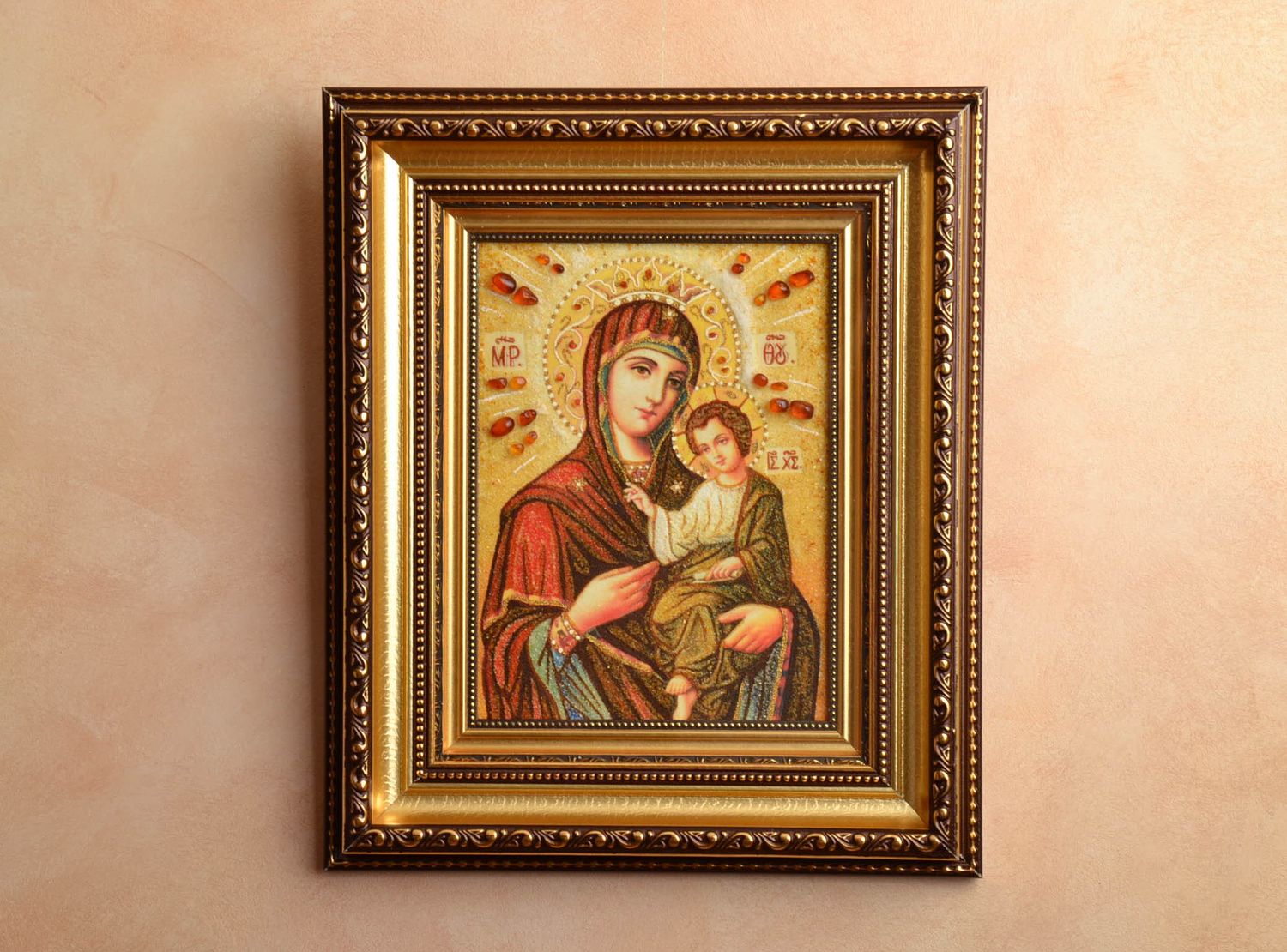 Православная икона Иверской Божьей Матери фото 2