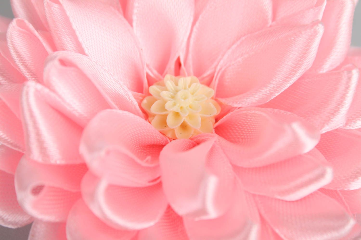 Handmade hair accessories for girls hair ties kanzashi flowers for hair photo 2
