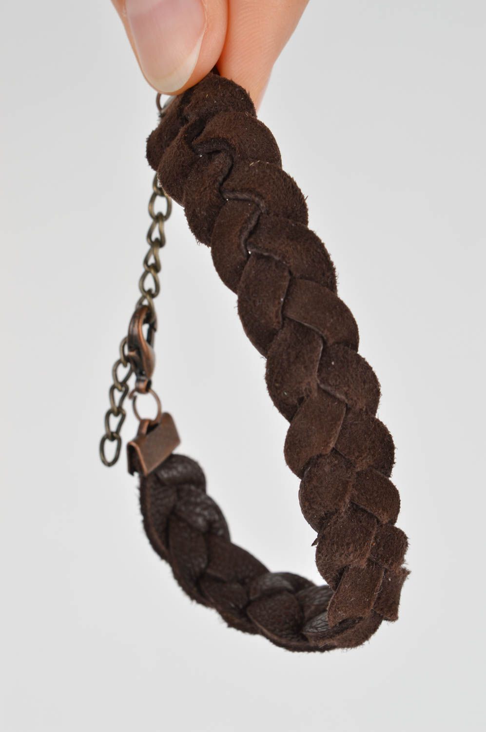 Handmade jewelry leather bracelet designer accessories wrap bracelets gift ideas photo 5