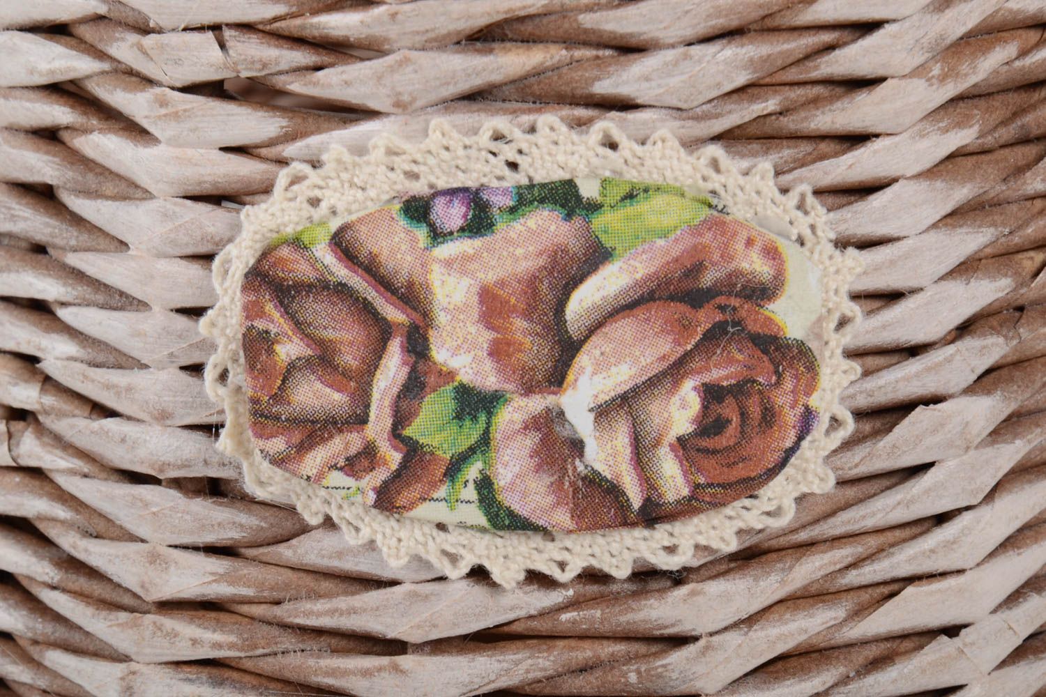 Beautiful handmade woven paper basket interior decorating unusual gift ideas photo 4