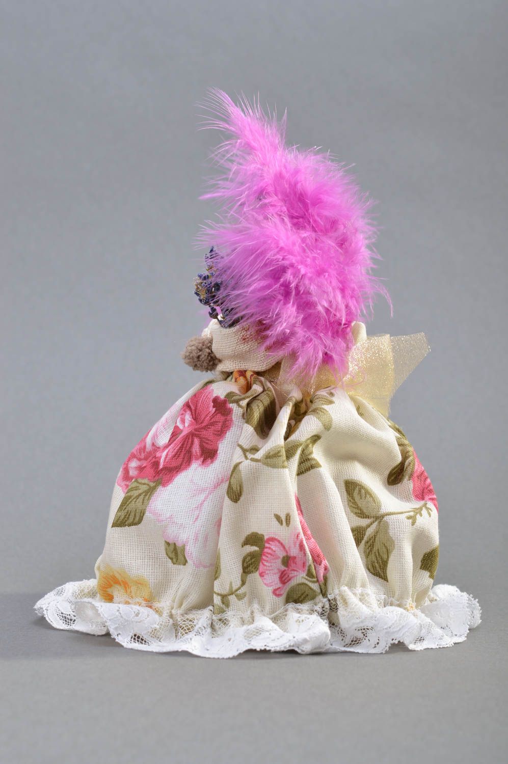 Handmade Stoff Puppe Kinder Spielzeug Geschenk für Mädchen Fee mit Locken foto 2