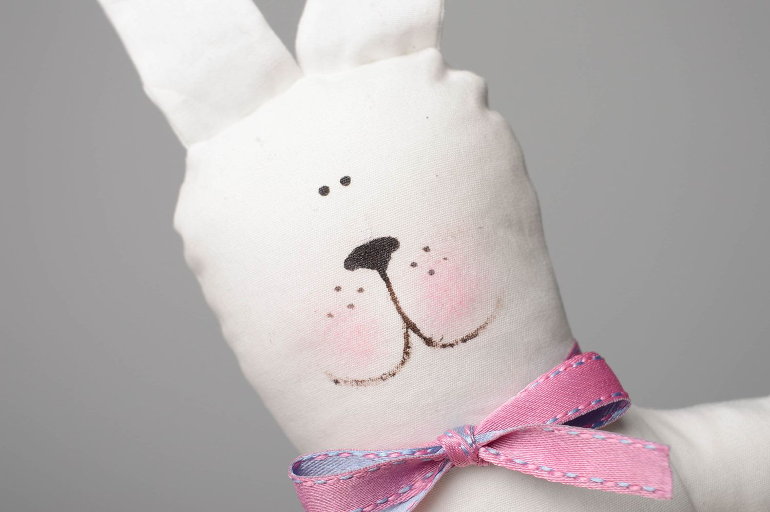 Homemade soft toy Hare photo 3