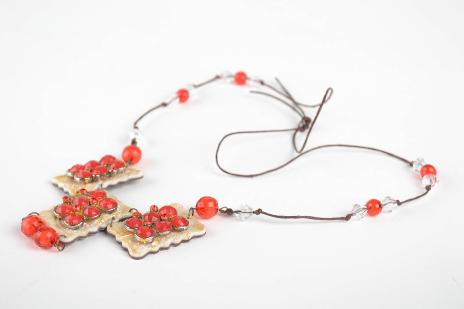 Damen Halskette handmade Kette mit Anhänger Halsschmuck für Damen Geschenk Ideen foto 4