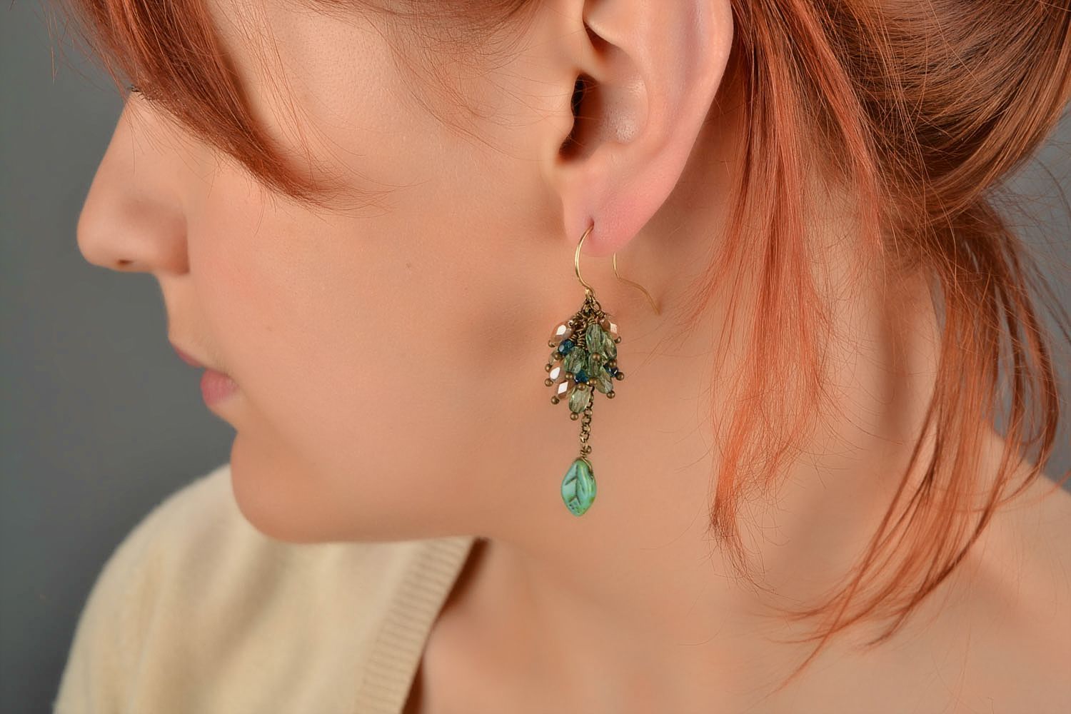 Unusual handmade beaded earrings cool jewelry beautiful jewellery fashion trends photo 1