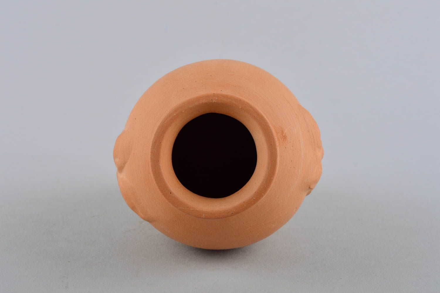 Little ceramic shelf figurine in the shape of wine pitcher decanter 0,3 lb photo 3