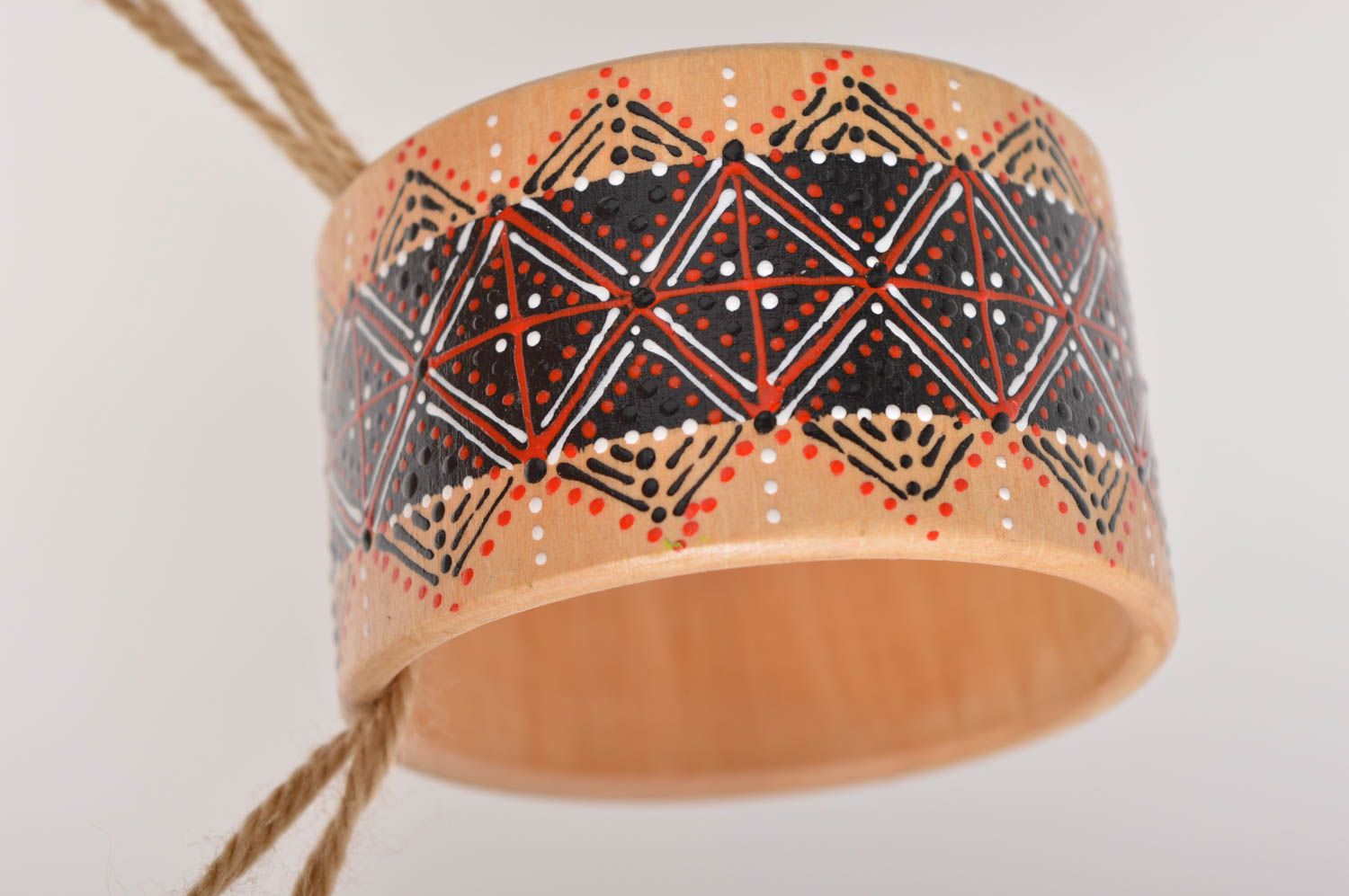 Handmade beautiful wooden bracelet cute jewelry bracelet in ethnic style photo 5