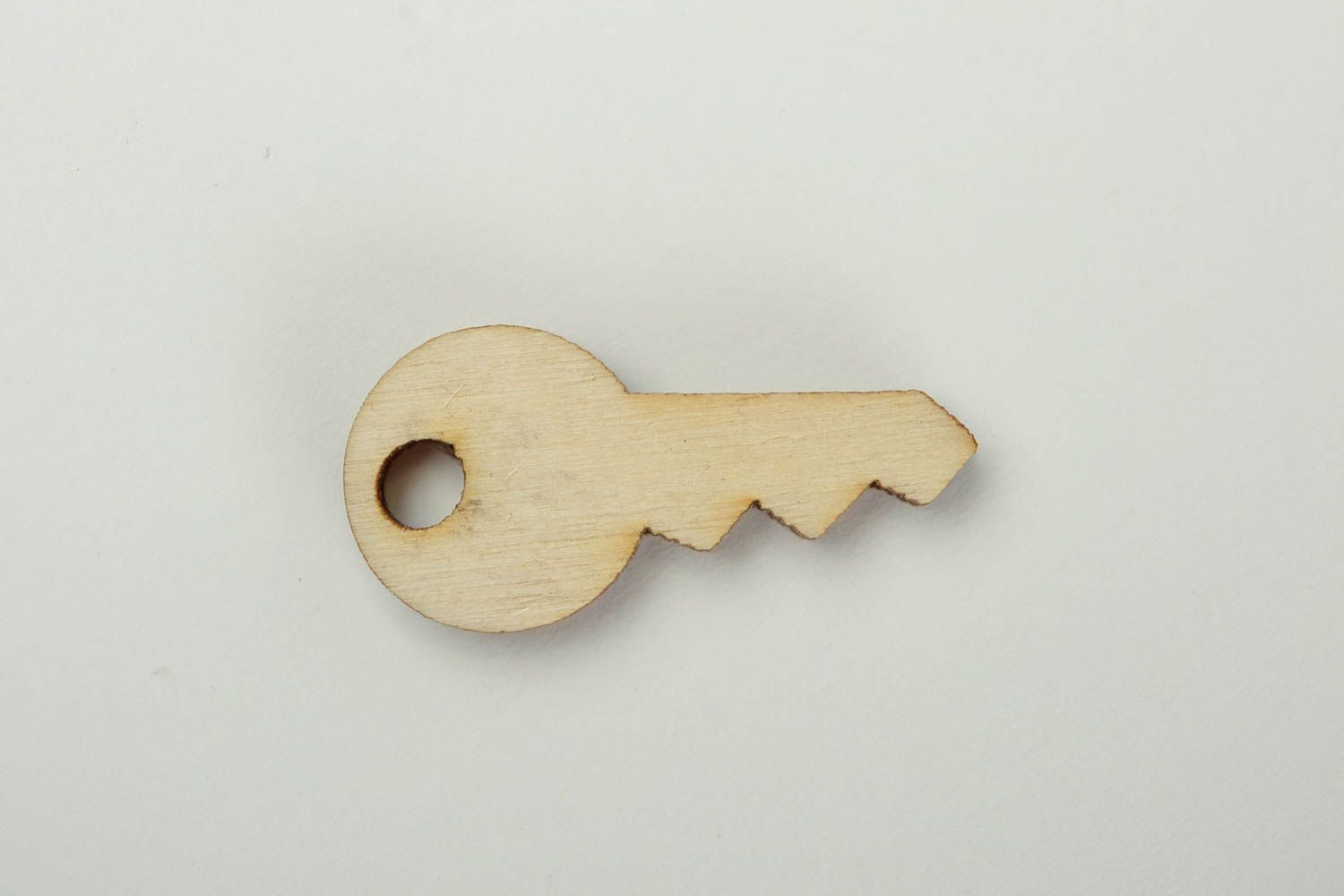 Deko Element handmade Figur zum Bemalen Schlüssel Holz Rohling aus Sperrholz  foto 3