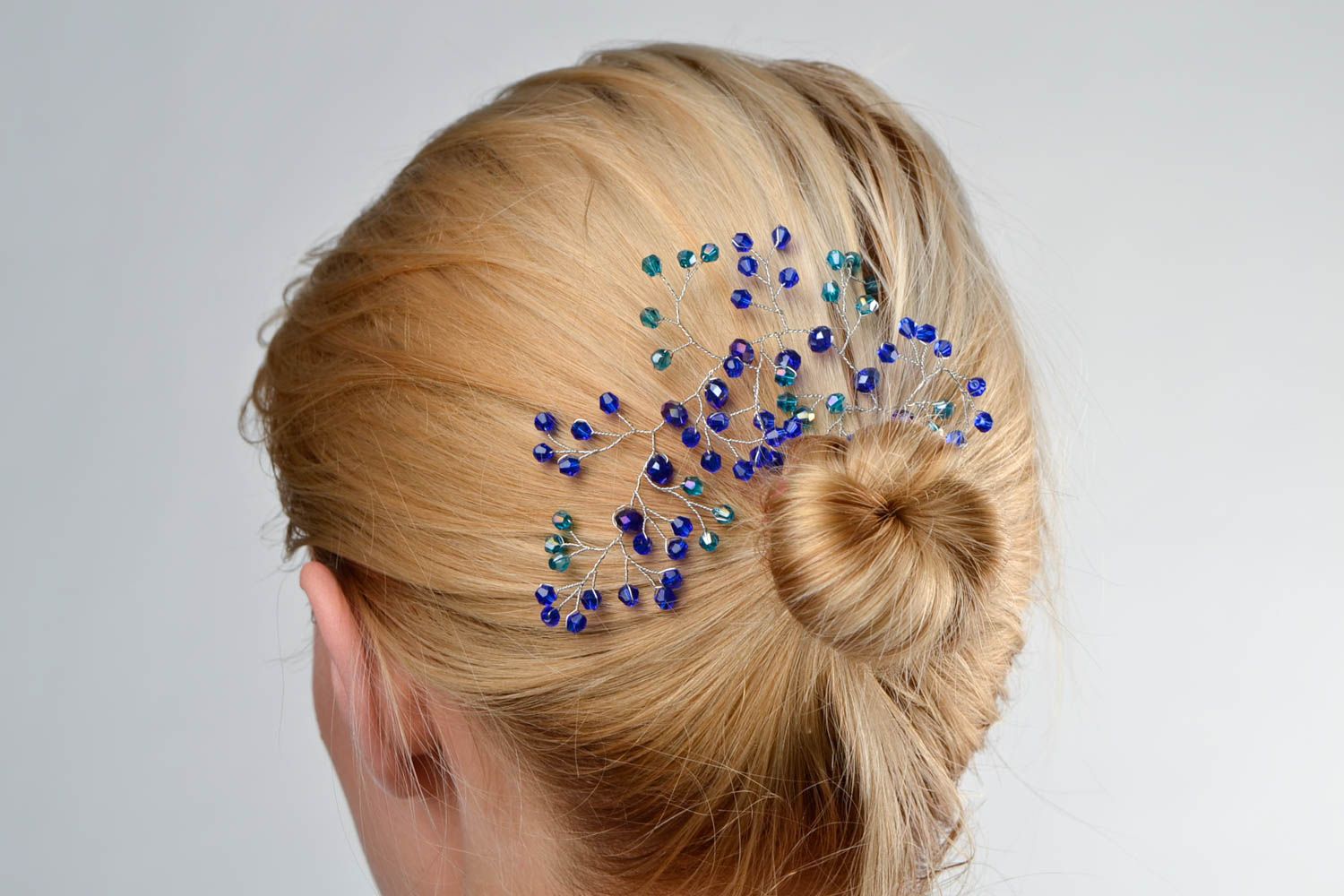 Handmade hair pin designer hair pin unusual hair accessory gift ideas photo 1