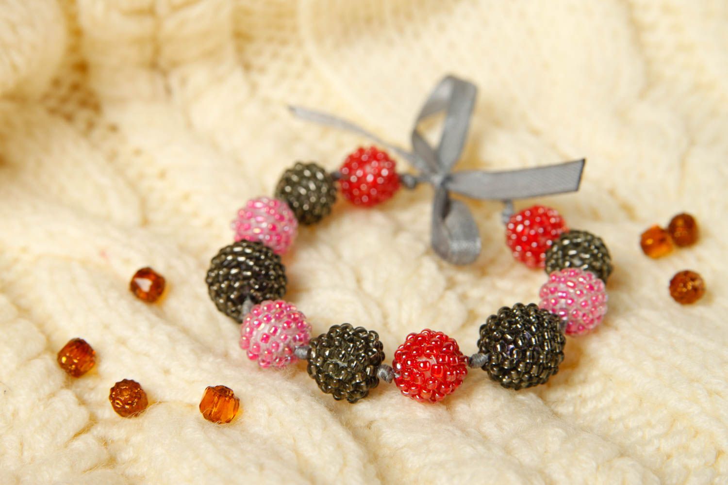 Fashion bracelet seed bead bracelet woven bracelet handmade accessories photo 1