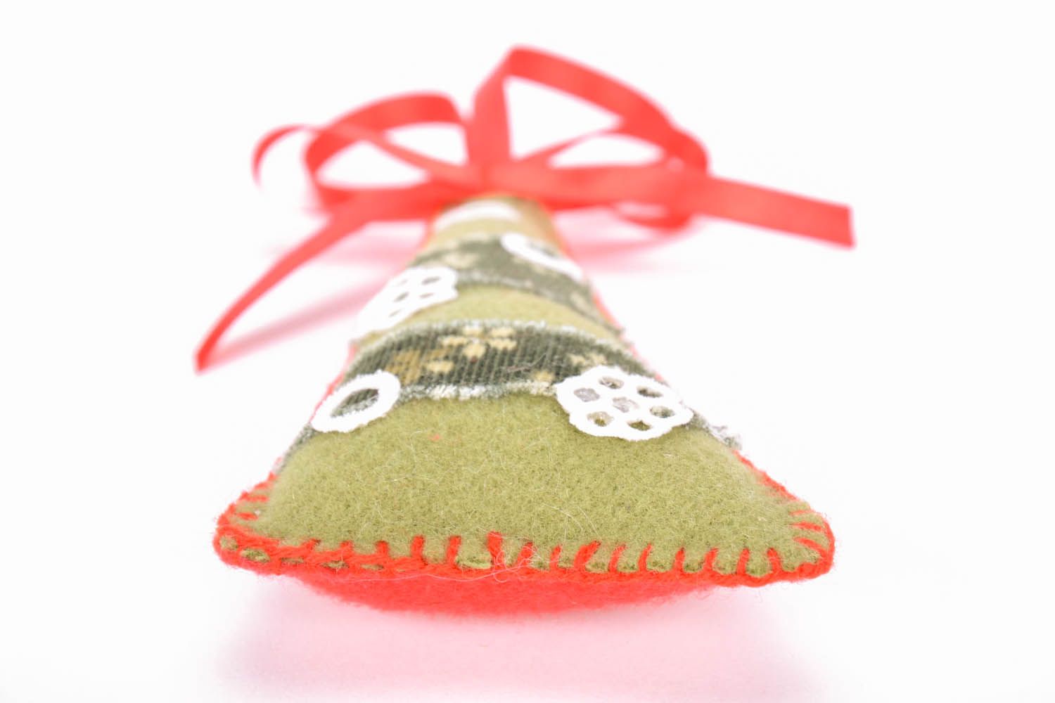Brinquedo pingente macio para Árvore de Natal de tecido para decoração do interior  foto 4