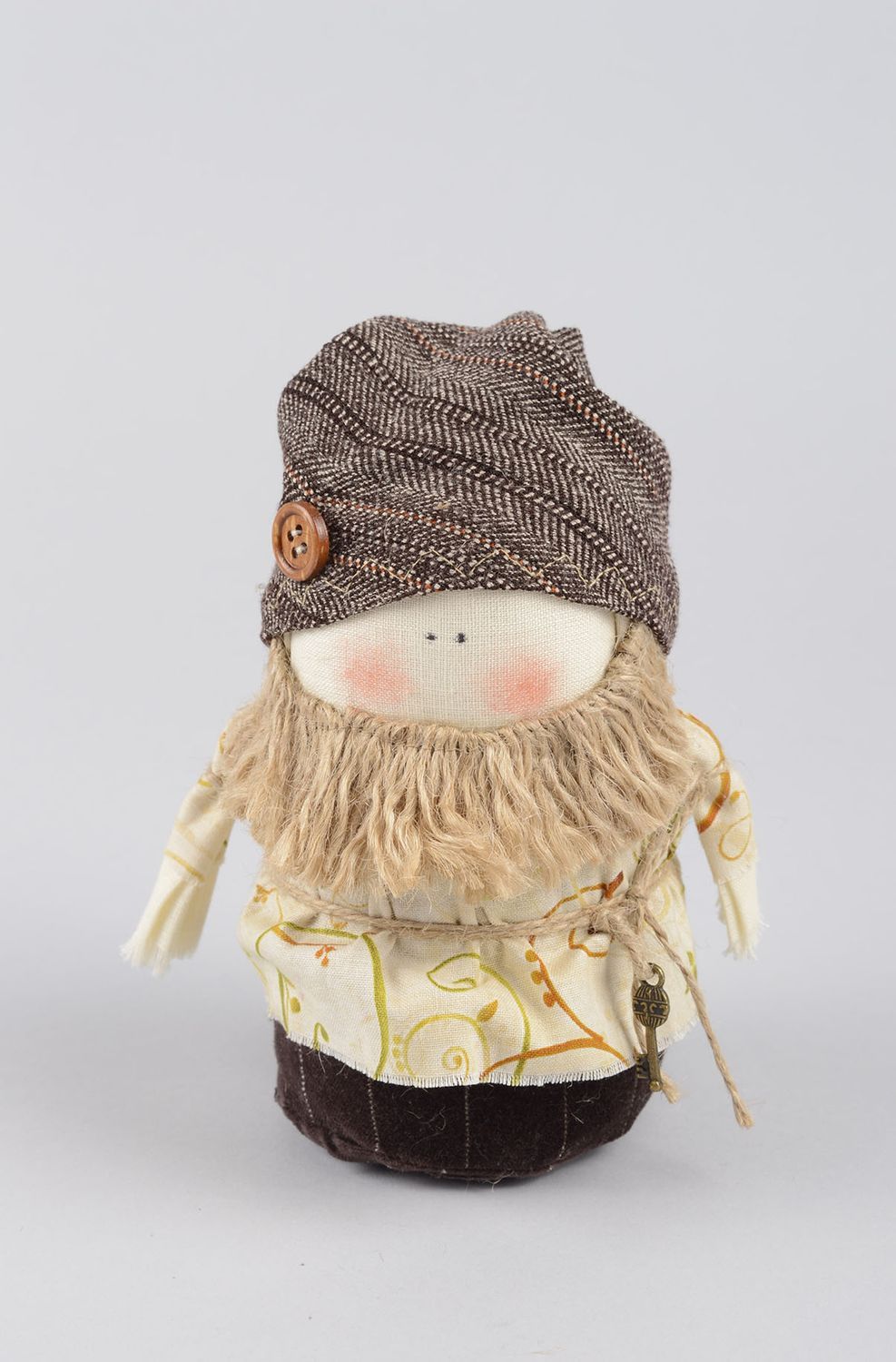 Muñeca de trapo pequñita hecha a mano decoración de hogar regalo original foto 1