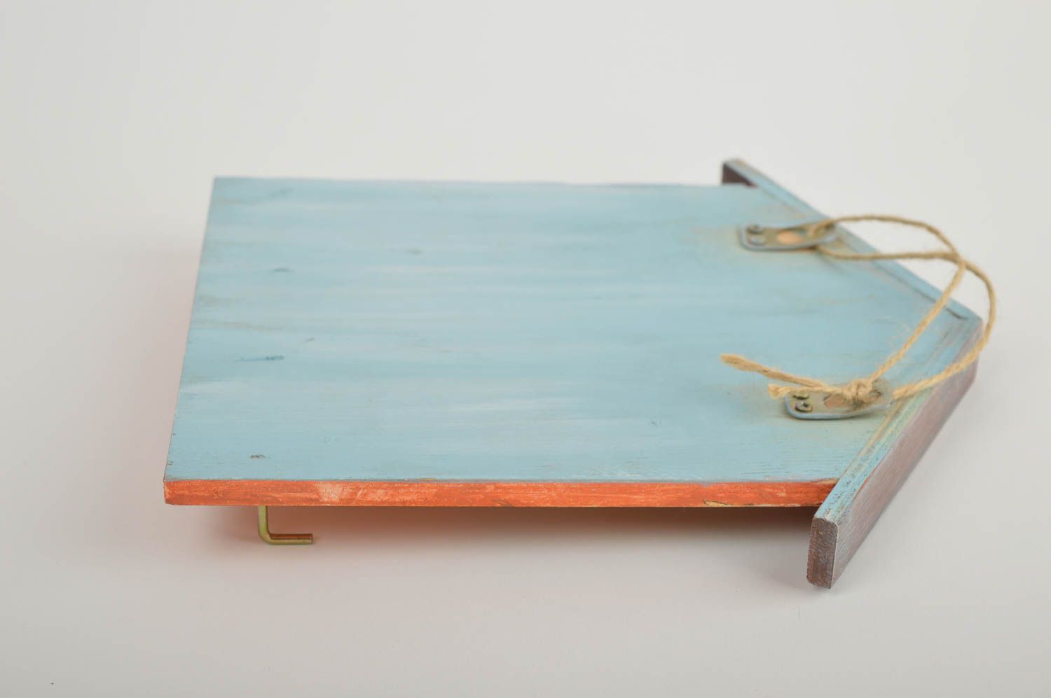Schlüsselbrett aus Holz handmade Deko Holz Regal Schlüsselhalter für die Wand   foto 5