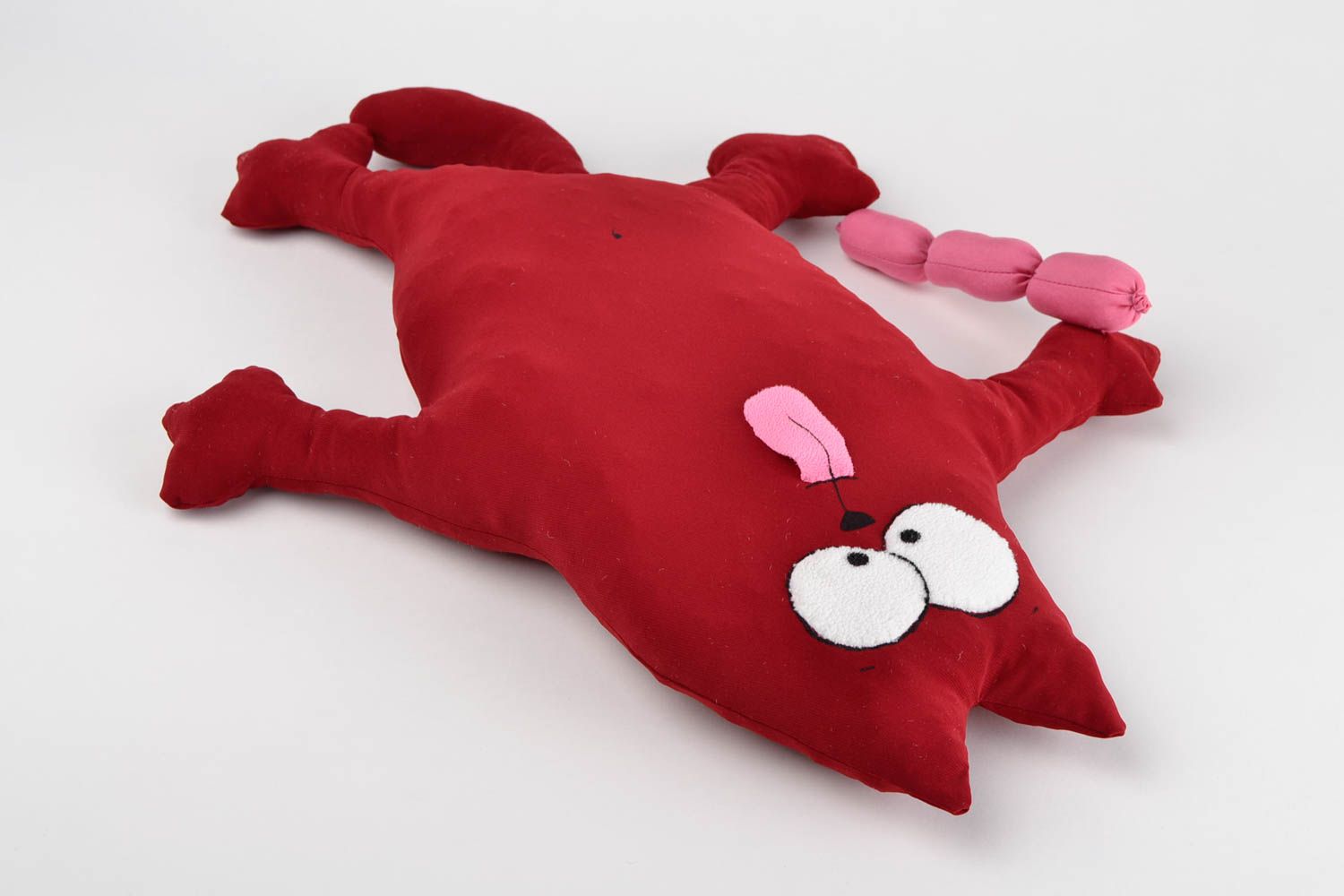 Handmade soft toy pillow pet stuffed animals gifts for kids nursery decor photo 5