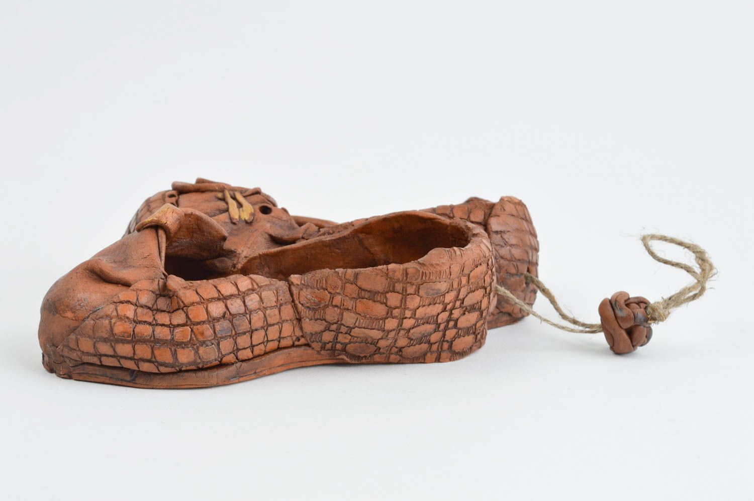 Deko Anhänger Handgemachte Keramik Wand Dekor originelle Geschenke Schuhe foto 2