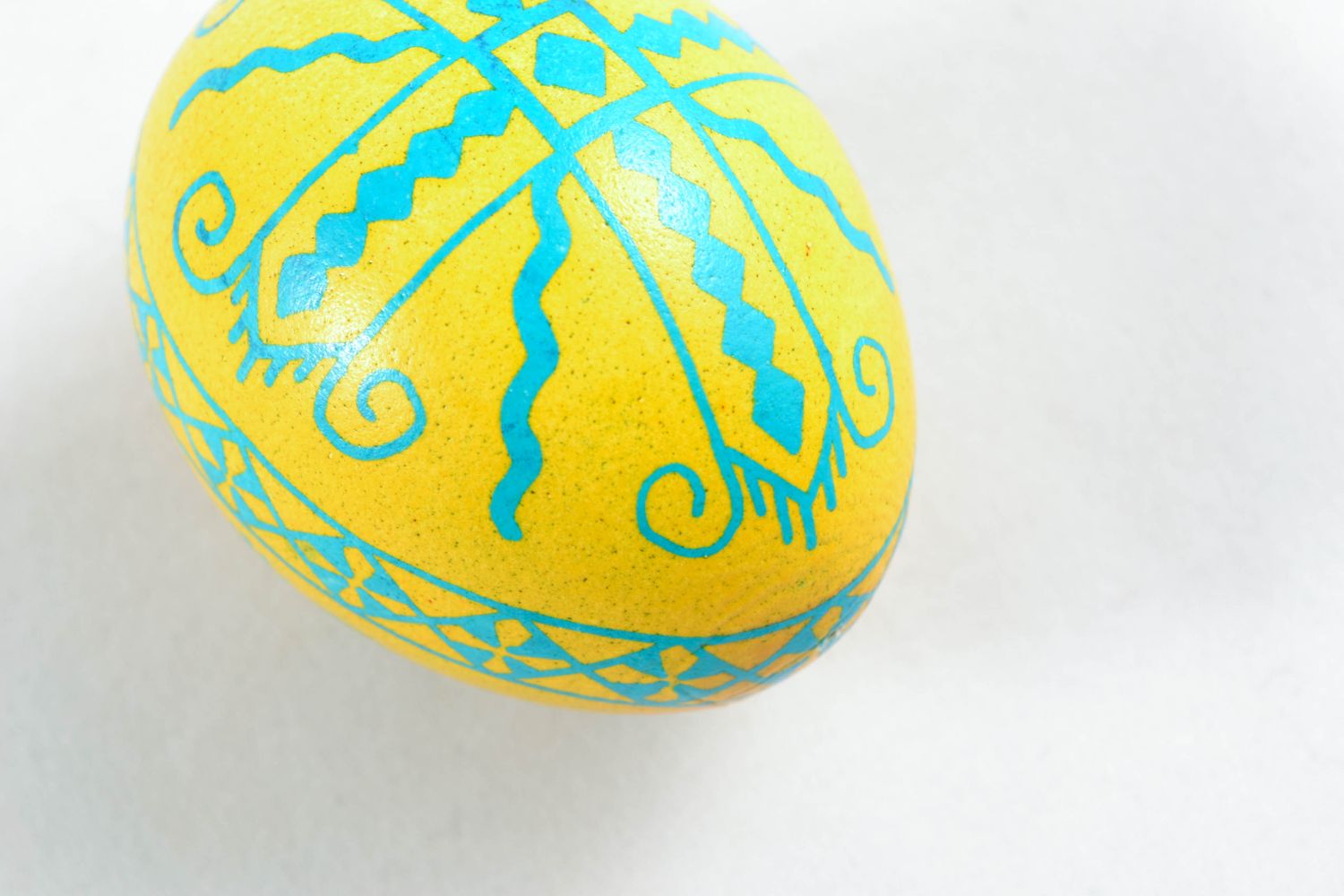 Huevo de Pascua pintado artesanal foto 3
