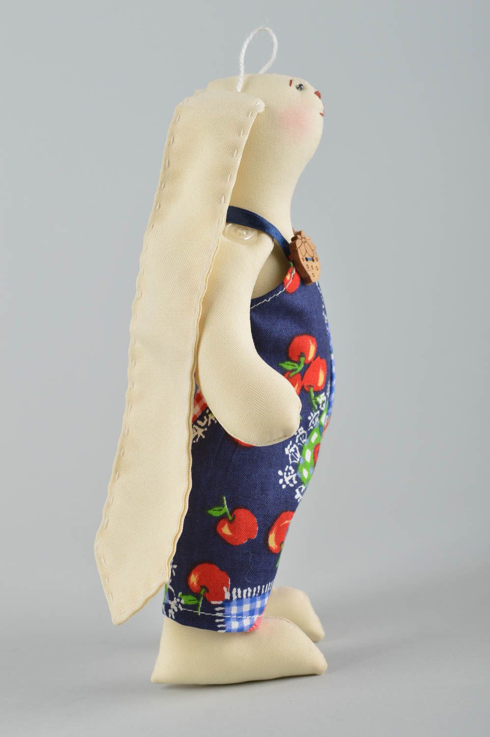 Schönes Stoff Kuscheltier Geschenk für Kinder Hase Kuscheltier stilvoll foto 3