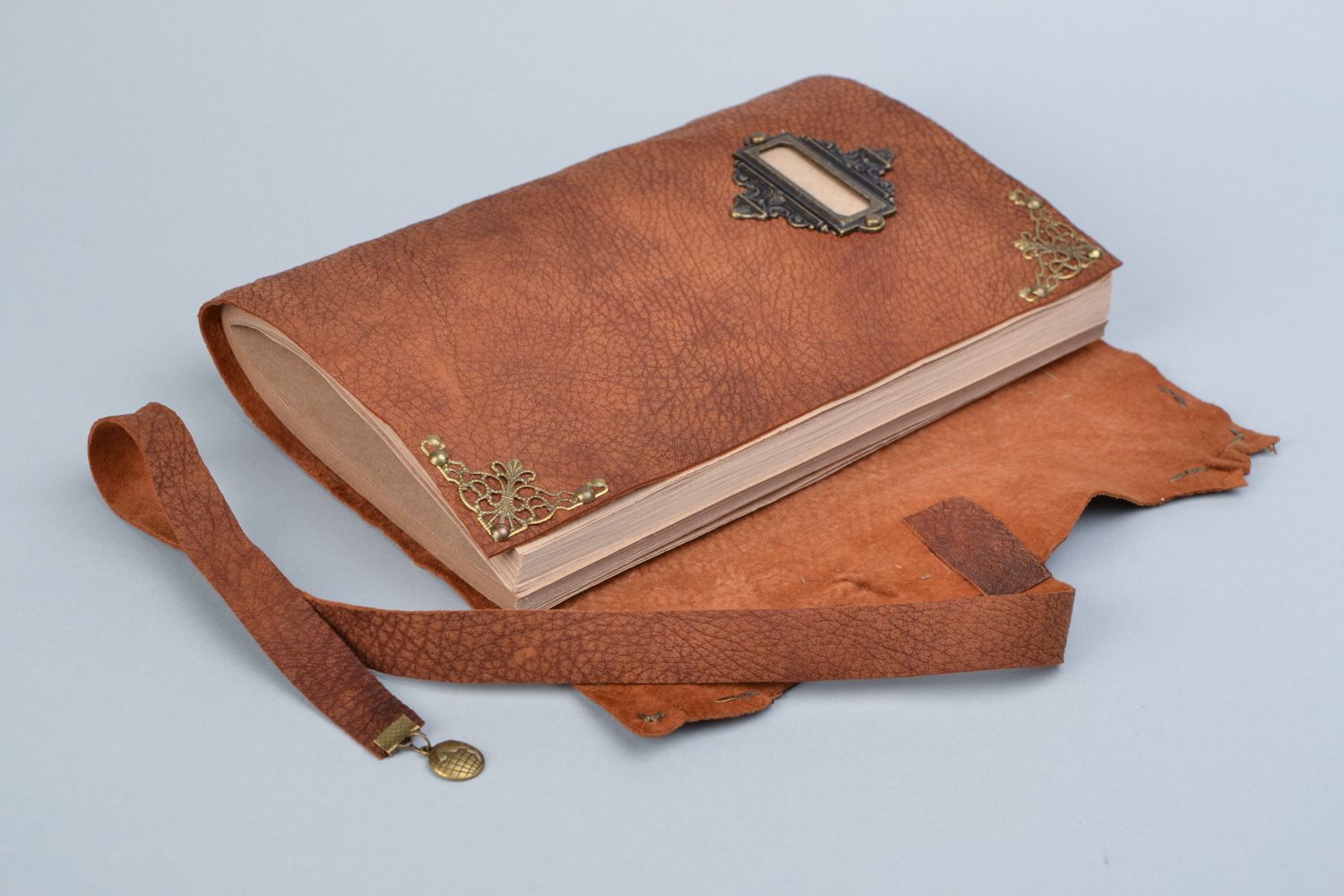 Notebook with leather cover photo 4