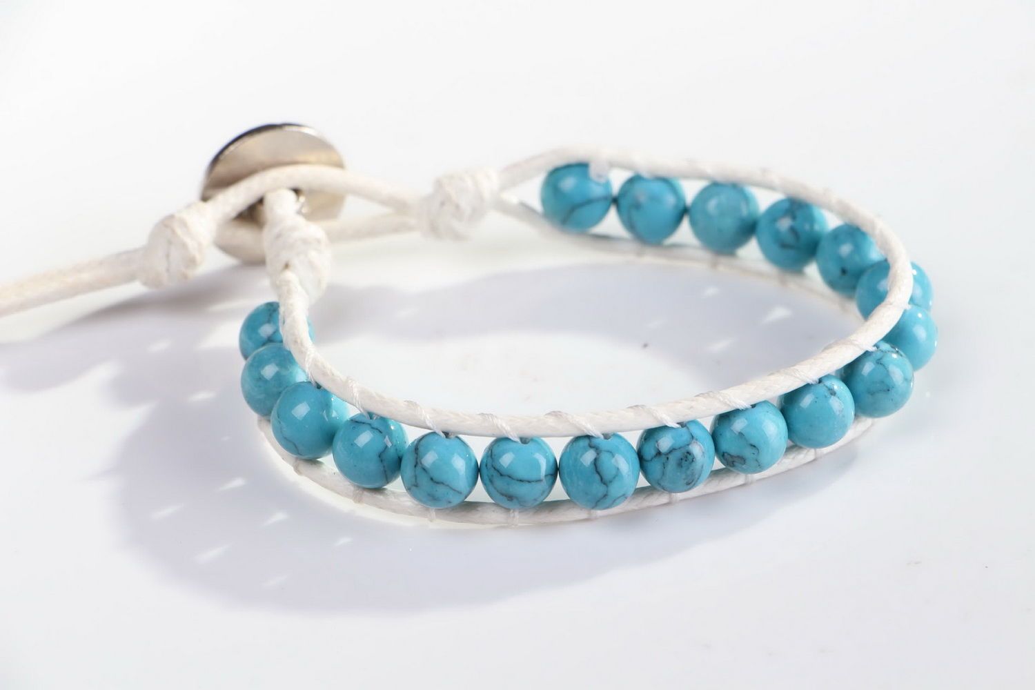 Bracelet with turquoise photo 2