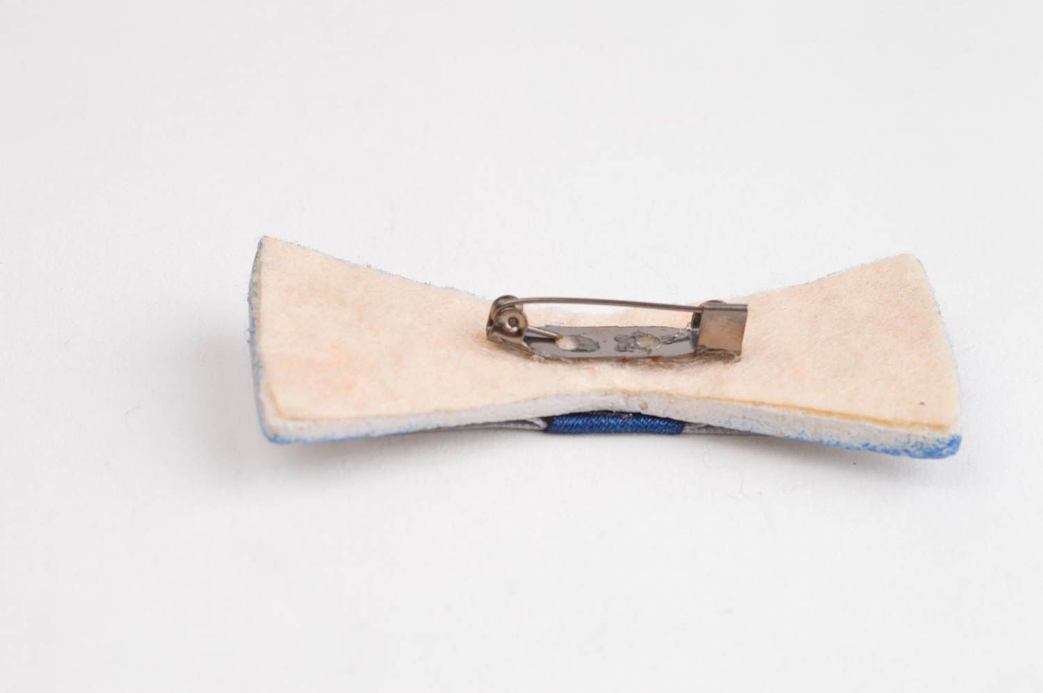 Broche de lazo elegante hecho a mano accesorio para ropa bisutería para mujer foto 3