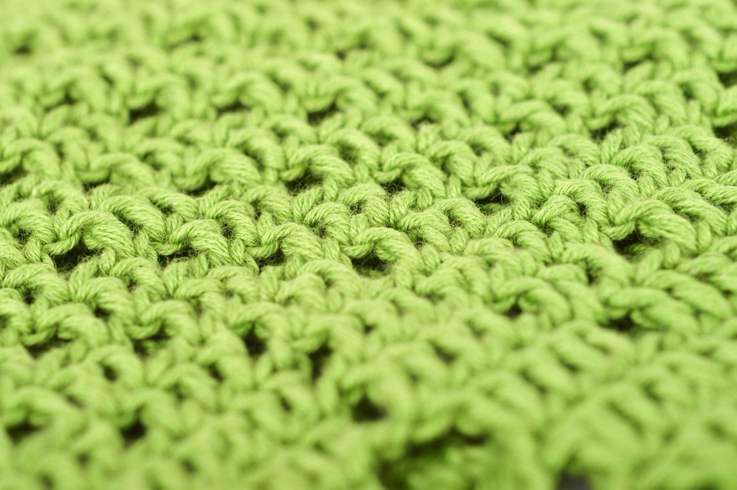 Bonnet tricot fait main Chapeau au crochet tricoté vert Vêtement enfant photo 4