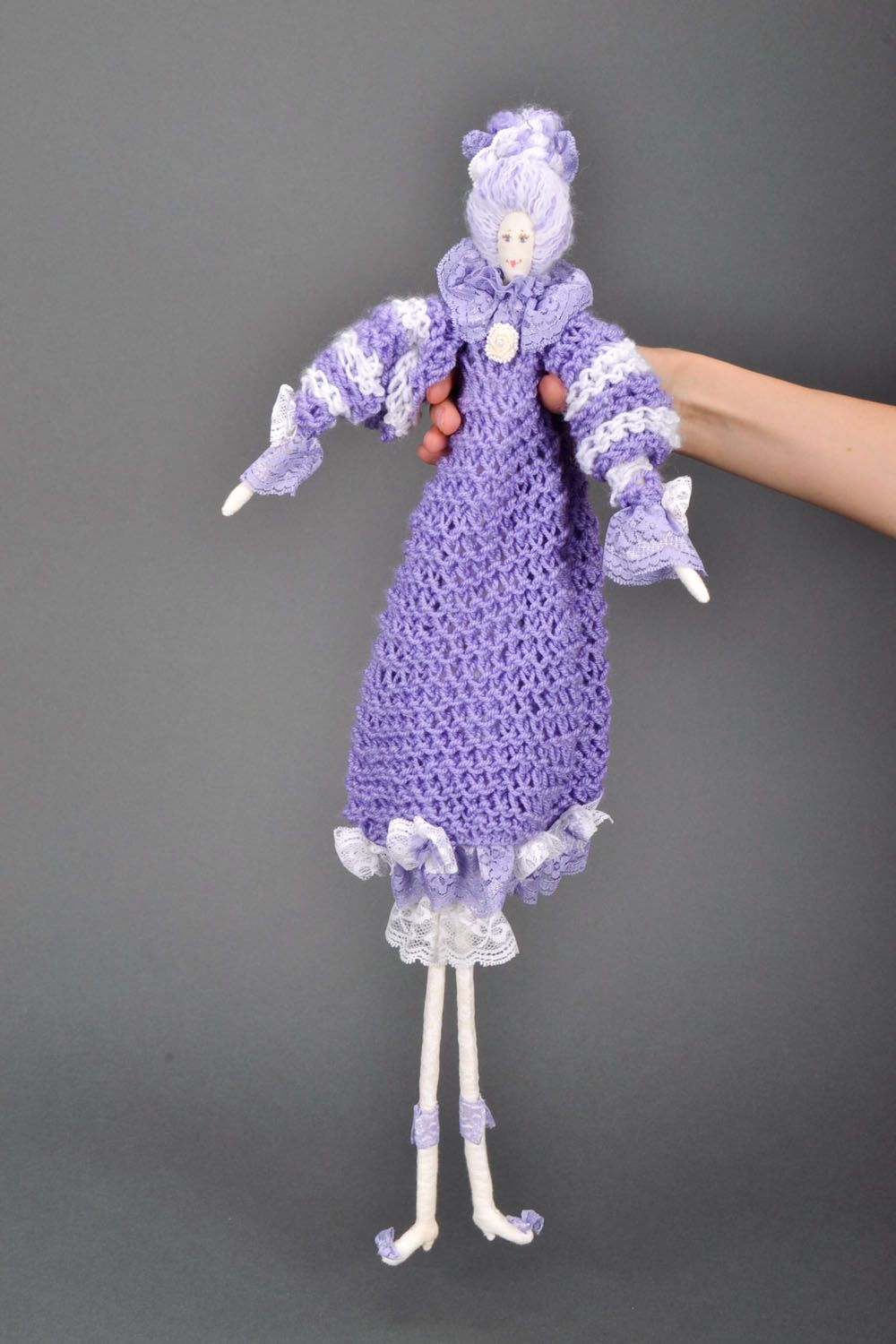 Knitted interior doll photo 5