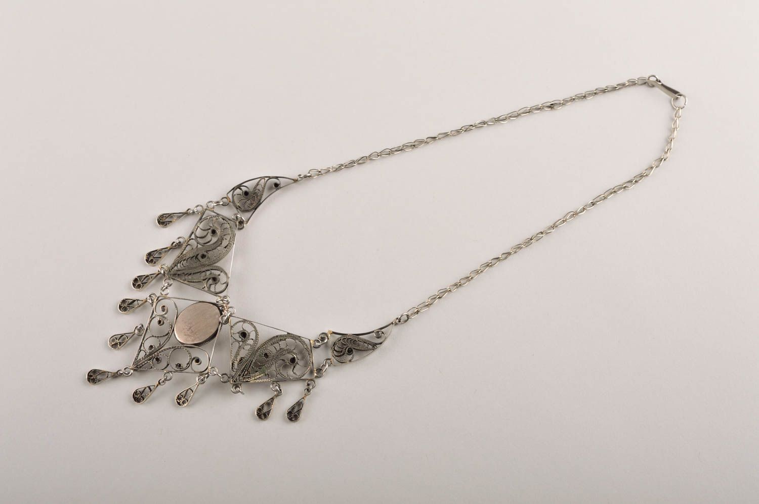 Lovely handmade necklace designer unusual accessories stylish beautiful jewelry photo 4