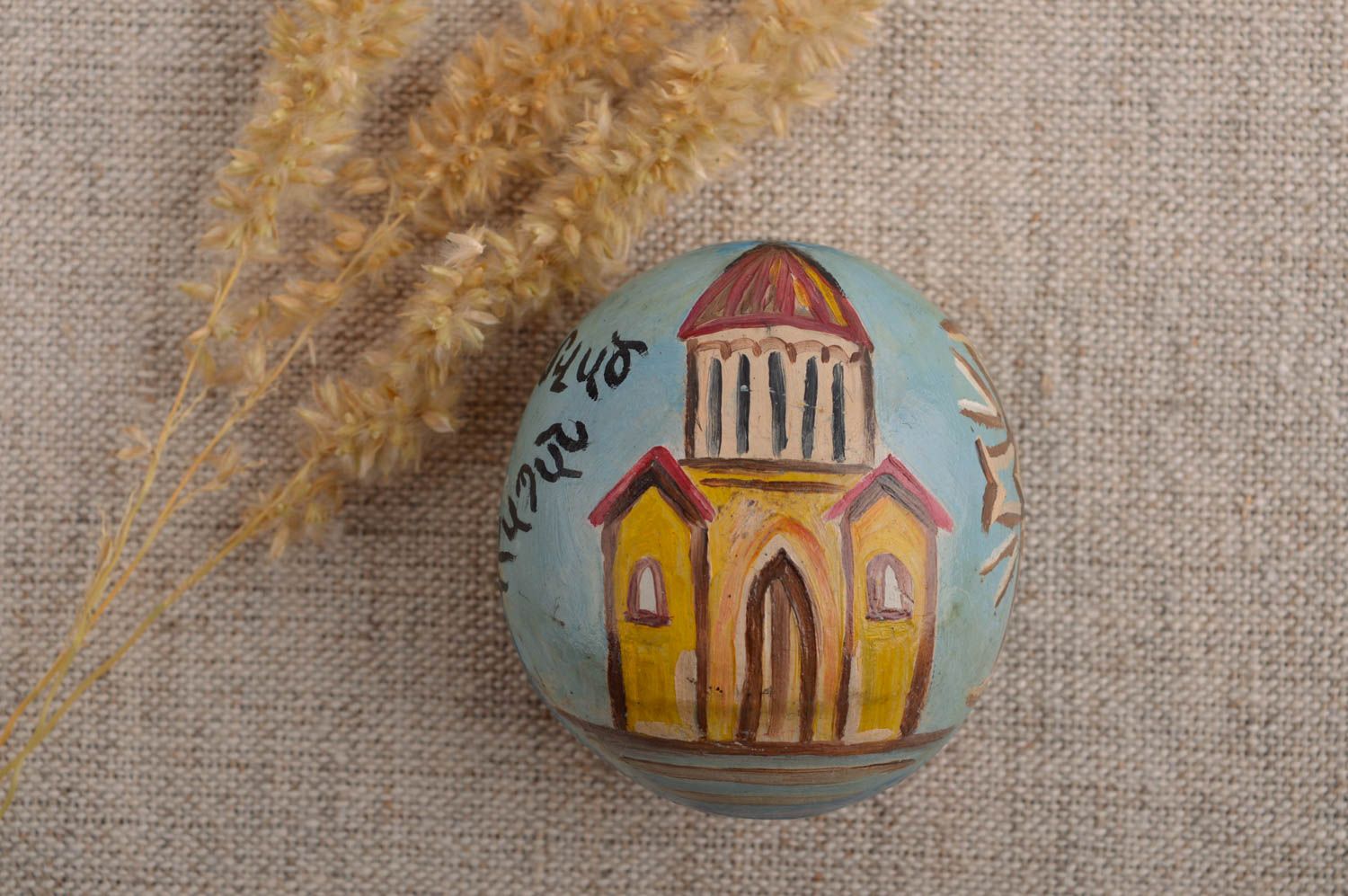 Homemade home decor painted stone pebble painting for decorative use only photo 1