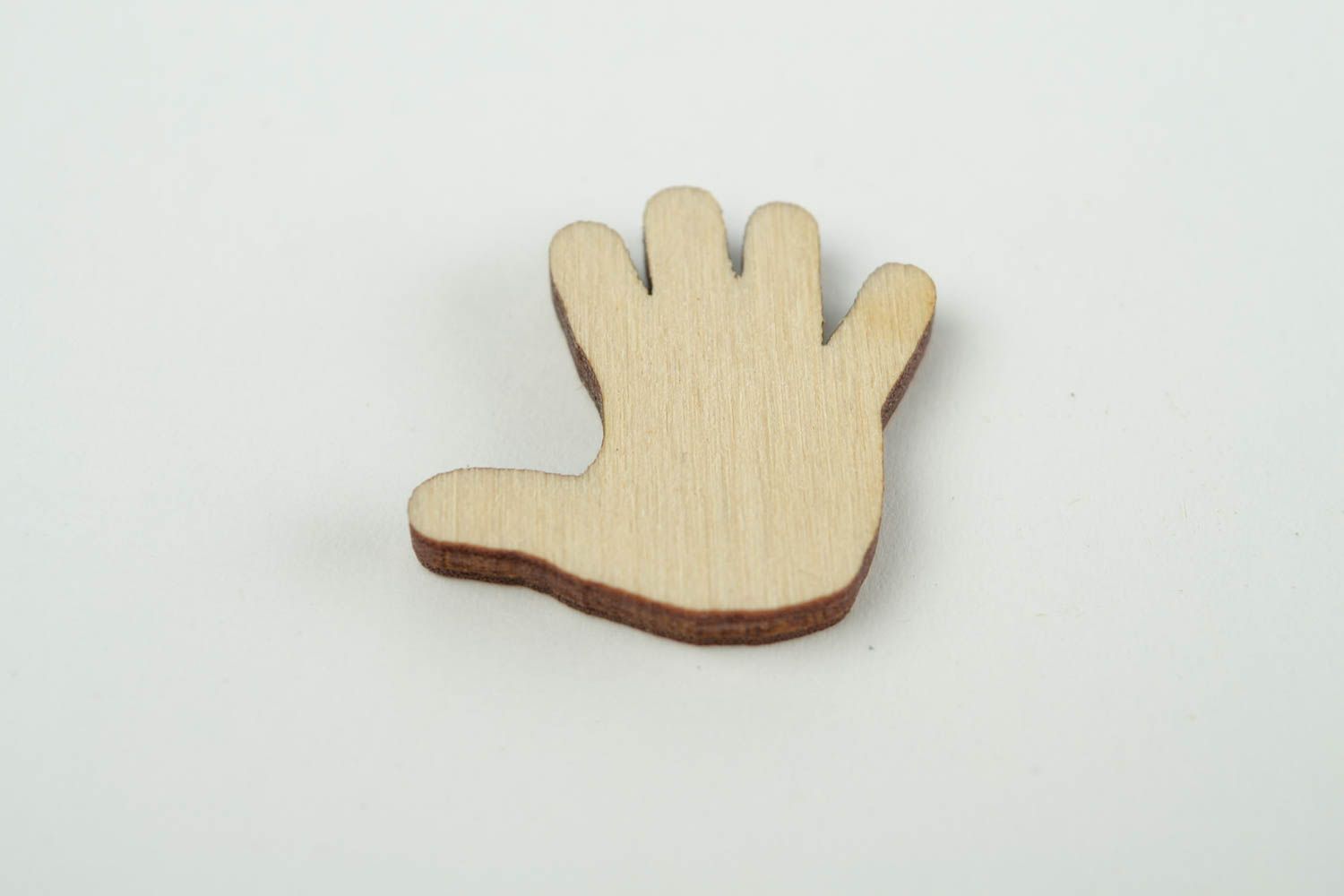 Handgemachte Holz Figur Holzrohling zum Bemalen Miniatur Figur kleine Hand foto 5