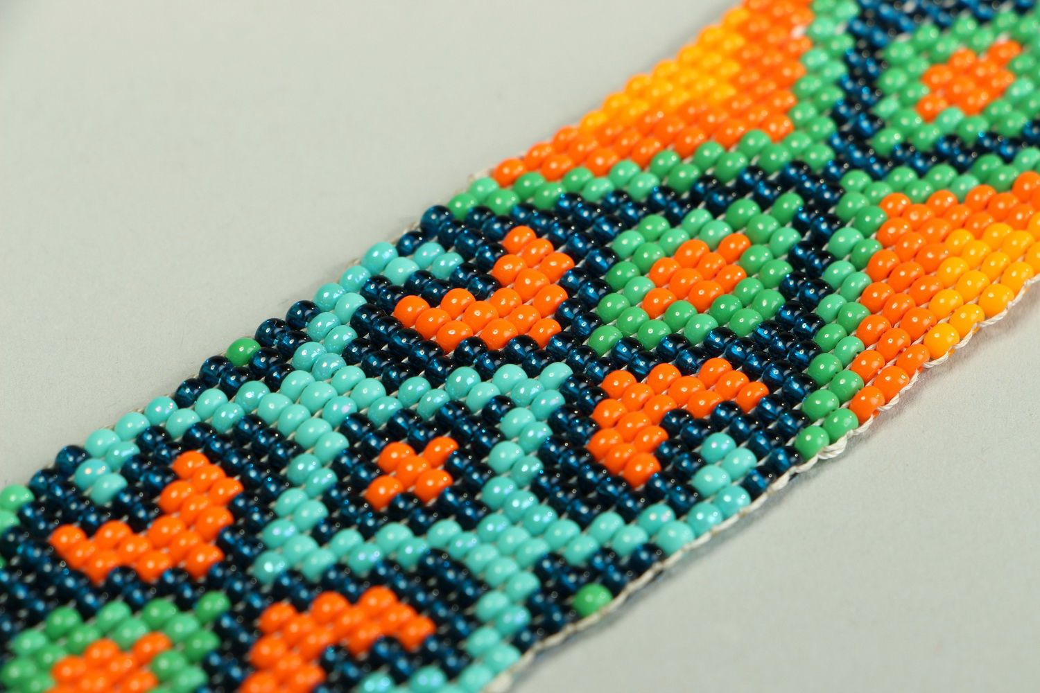 Beaded bracelet in ethnic style Protection and abundance photo 4