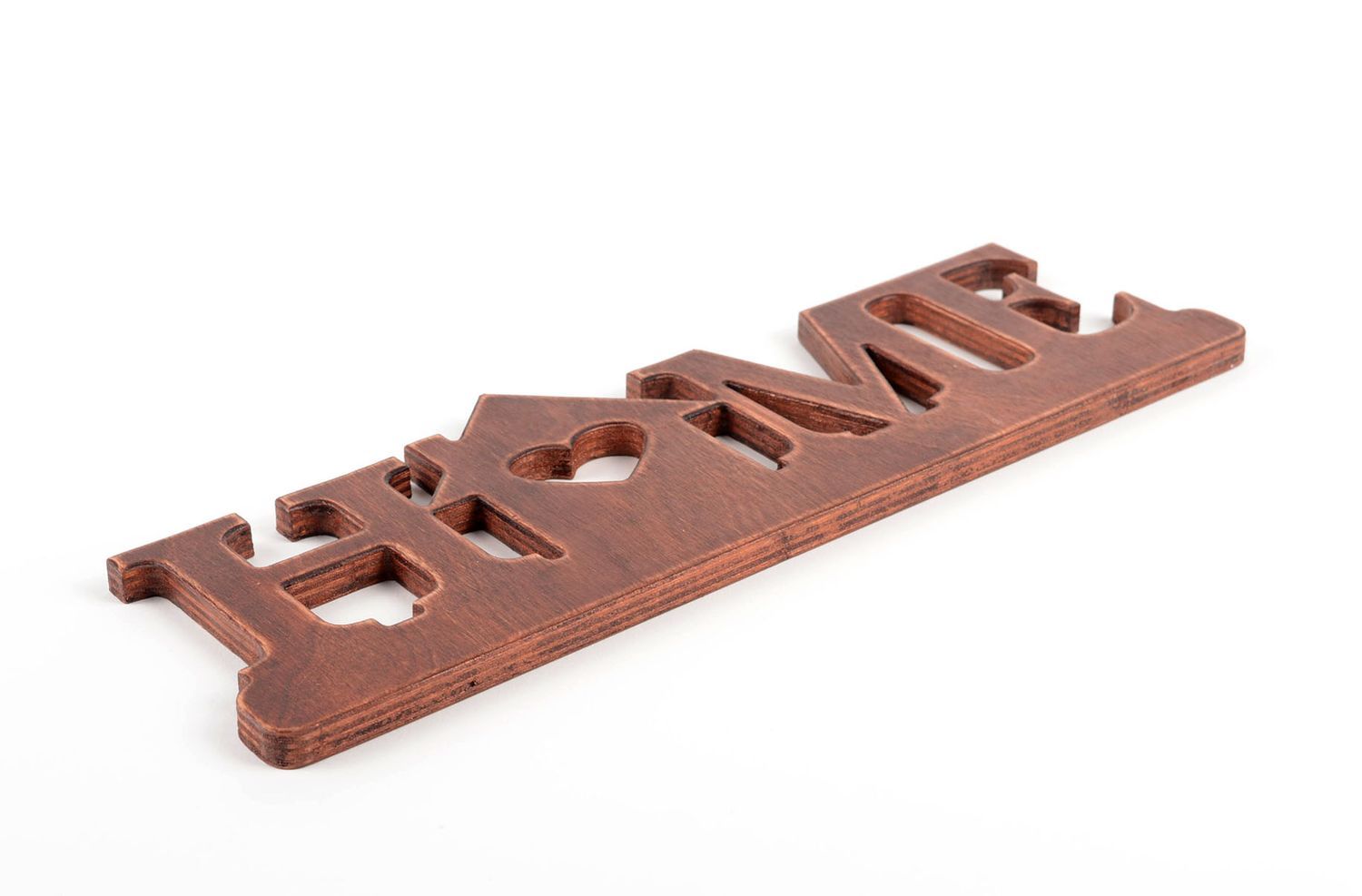 Deko Holzbuchstaben handmade stilvoll Holzbuchstaben braun deko Buchstaben Holz foto 1