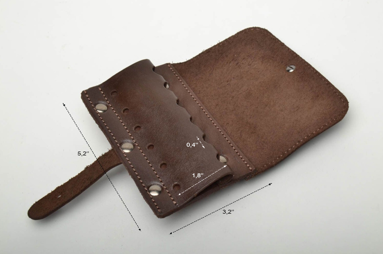 Genuine leather cartridge pouch photo 16