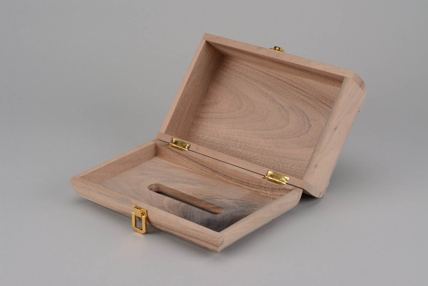 Blank box made of wood photo 3