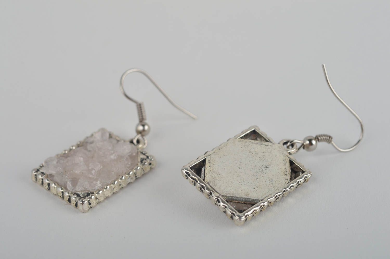 Beautiful handmade gemstone earrings beaded earrings accessories for girls  photo 5