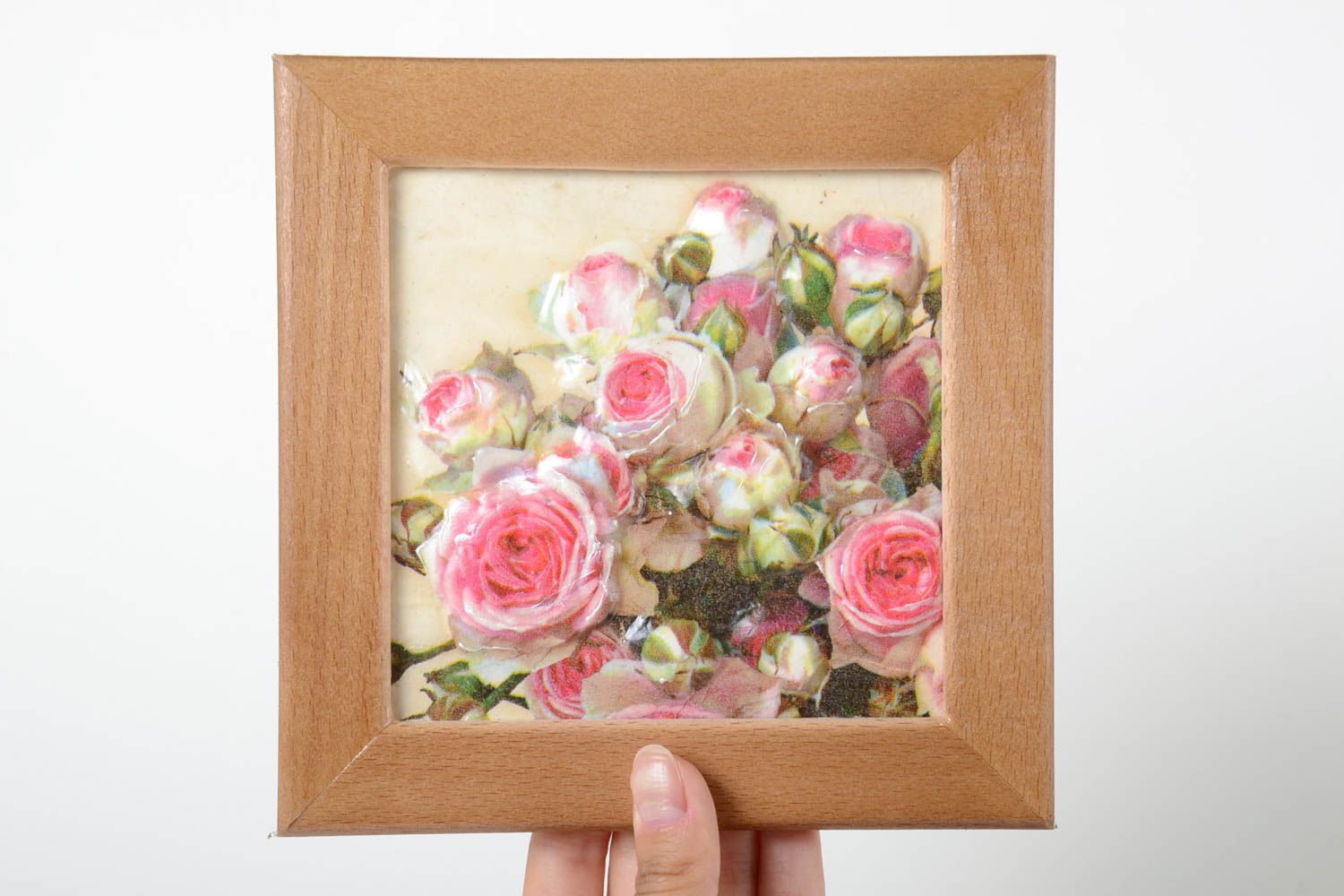 Подарок ручной работы красивое панно на стену с цветами оригинальный подарок фото 5