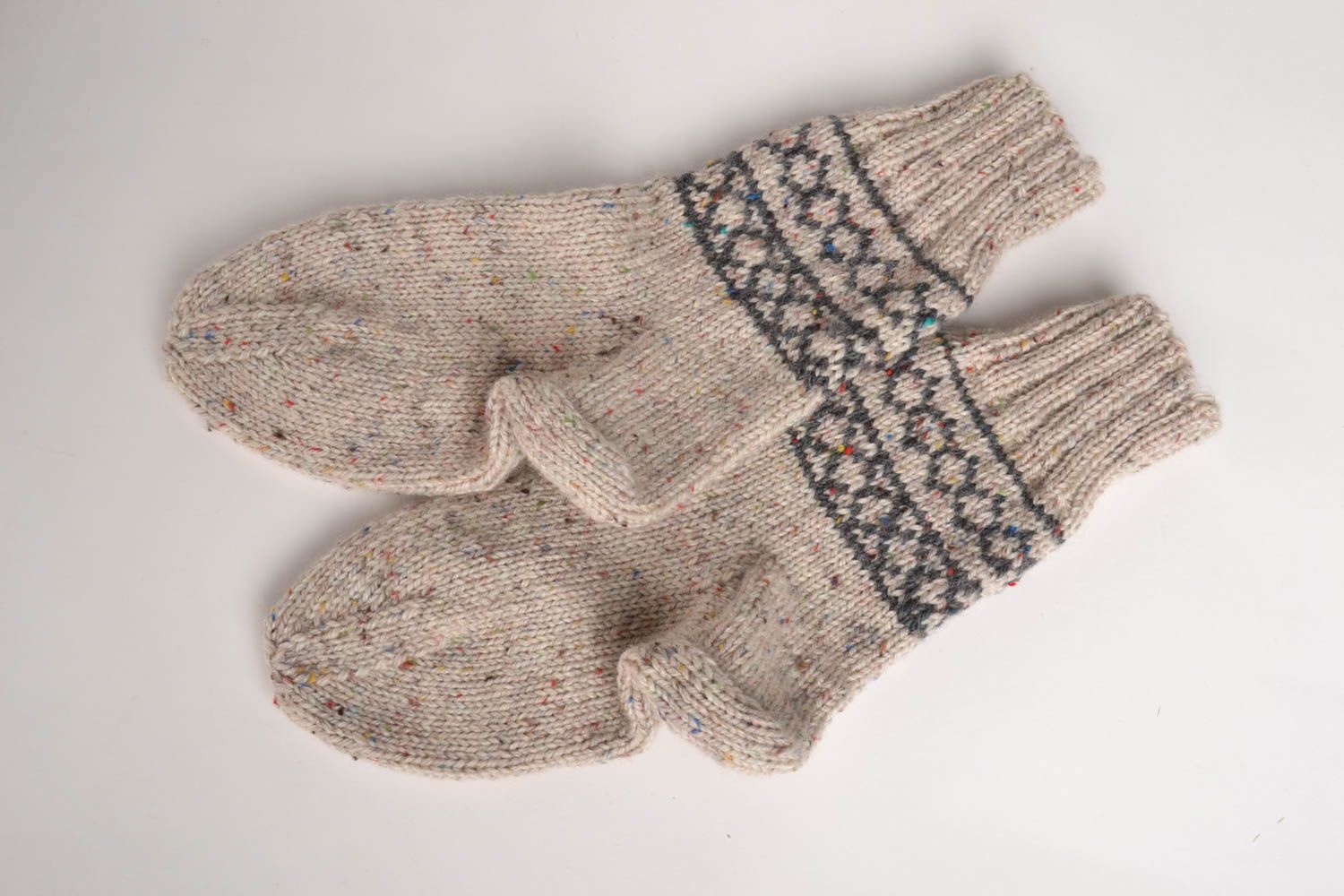 Handmade wool socks knitted socks warm woolen socks best gifts for men photo 2
