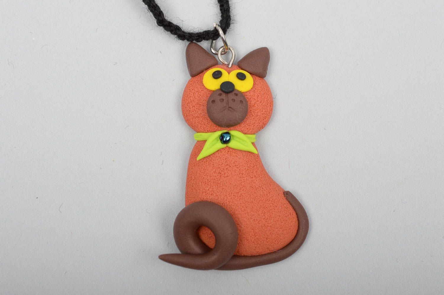 Handmade jewelry pendant necklace kids accessories polymer clay gifts for kids photo 1