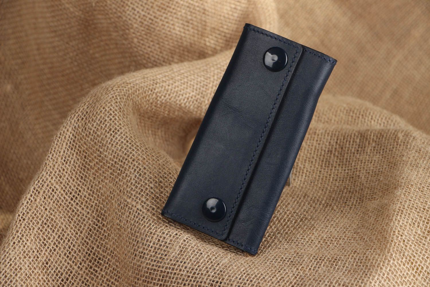 Natural leather key case  photo 5