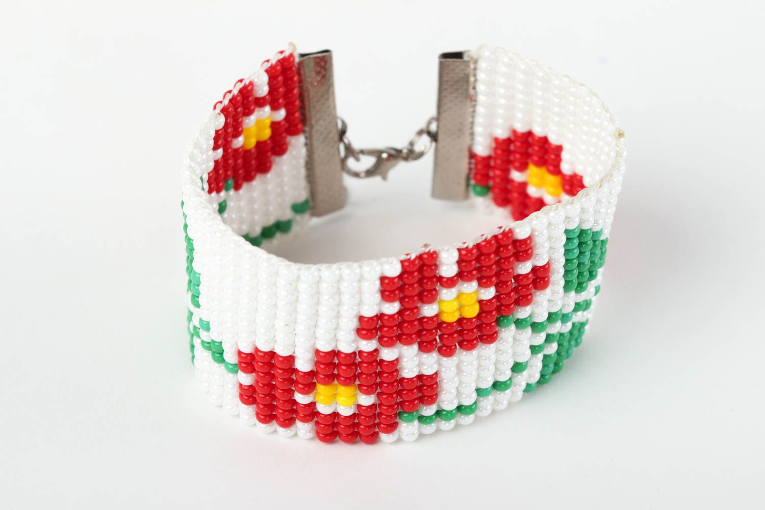 Stylish handmade wrist bracelet woven bead bracelet beaded bracelet designs photo 3