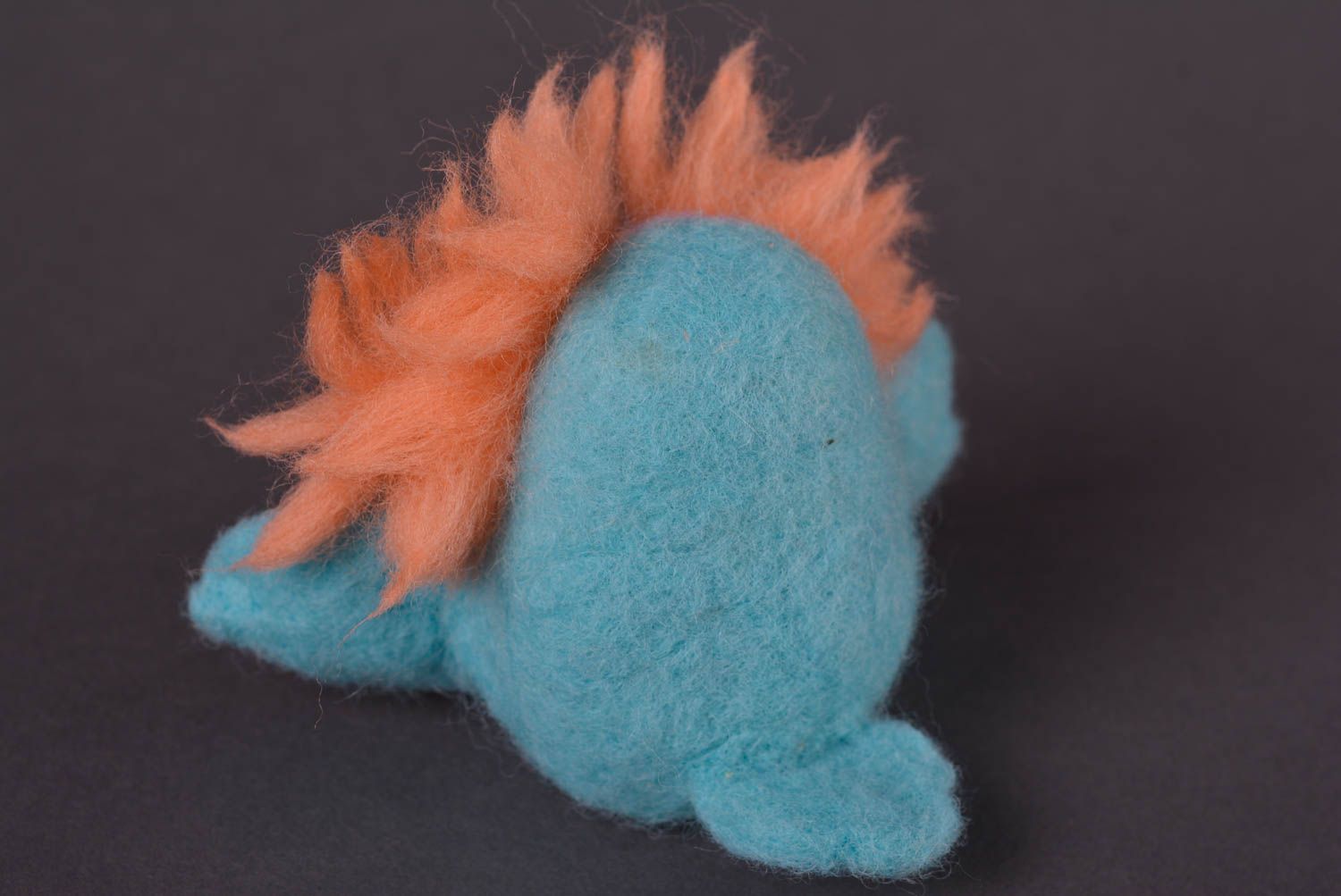 Игрушка из шерсти ручной работы валяная игрушка птичка мягкая игрушка Сова фото 3