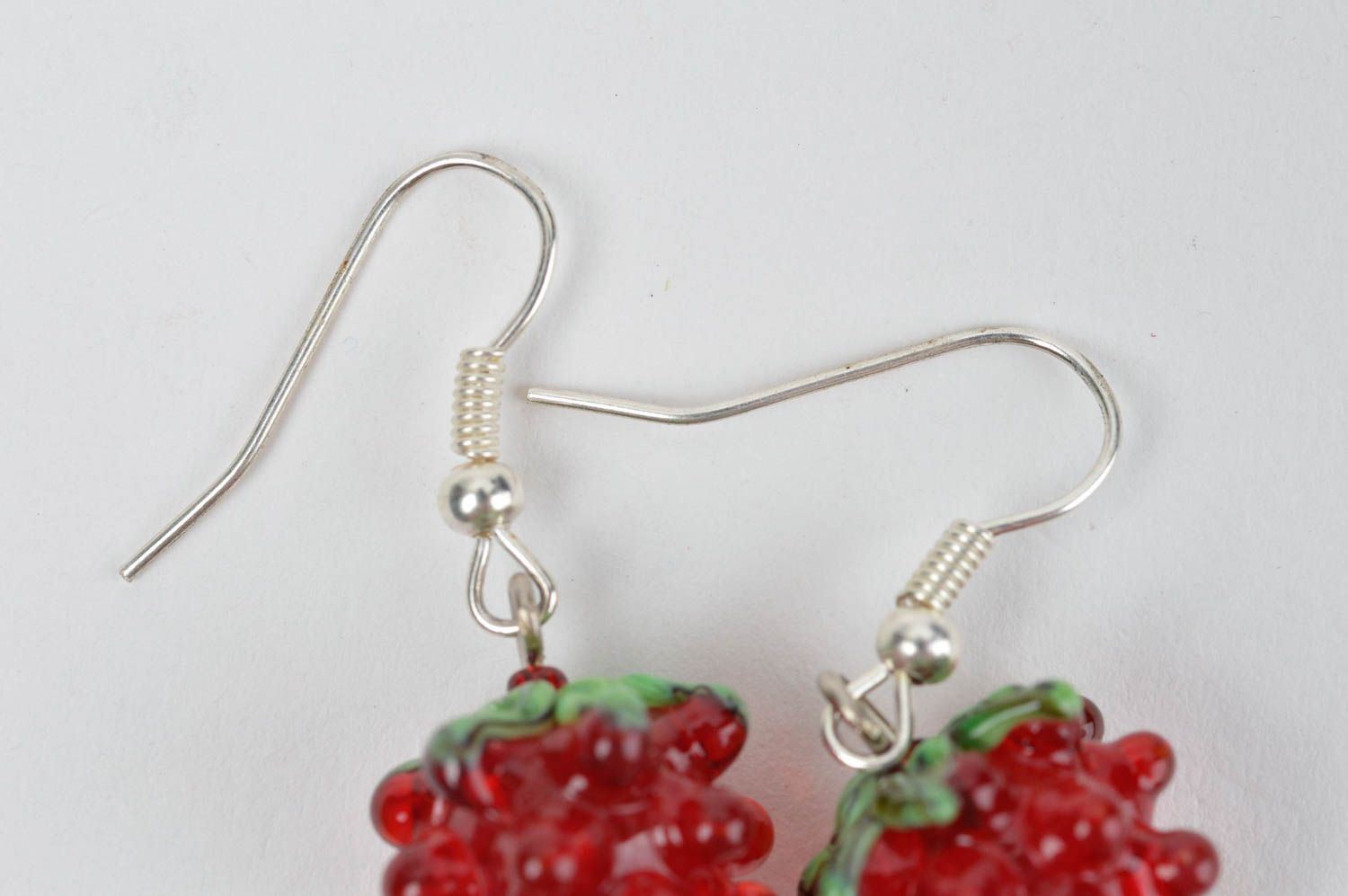 Handmade glass earrings designer accessories for women stylish earrings photo 4