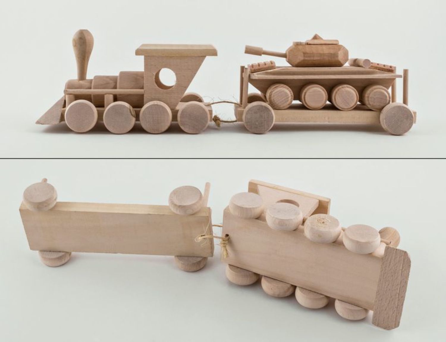 Комплект деревянных игрушек фото 2