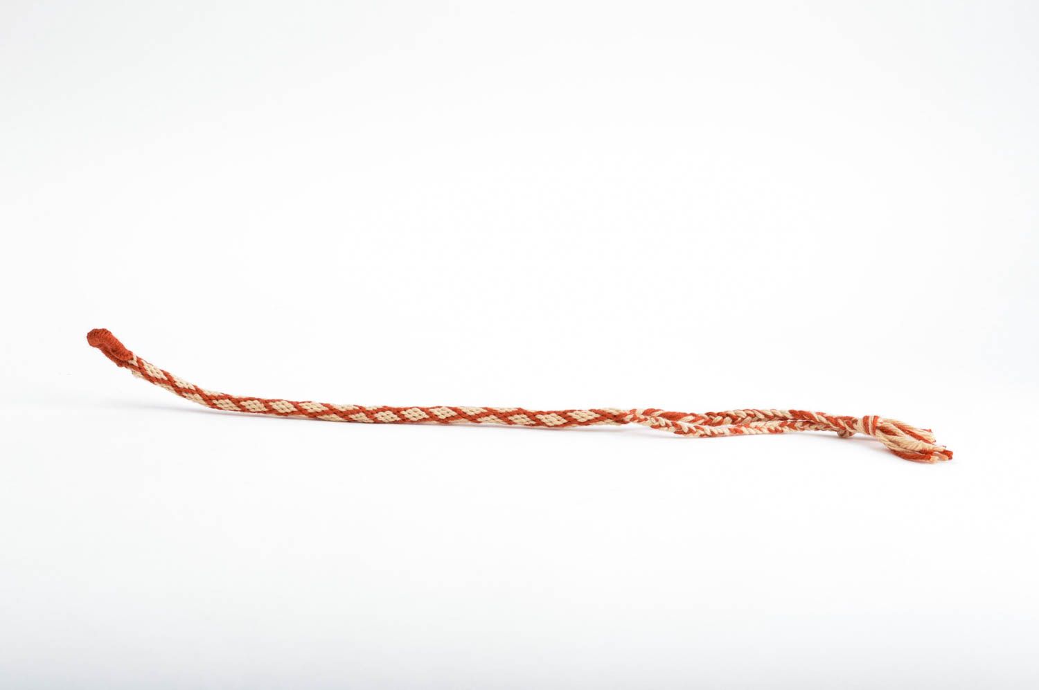 Браслет из ниток ручной работы плетеный браслет красивый модный браслет фото 2