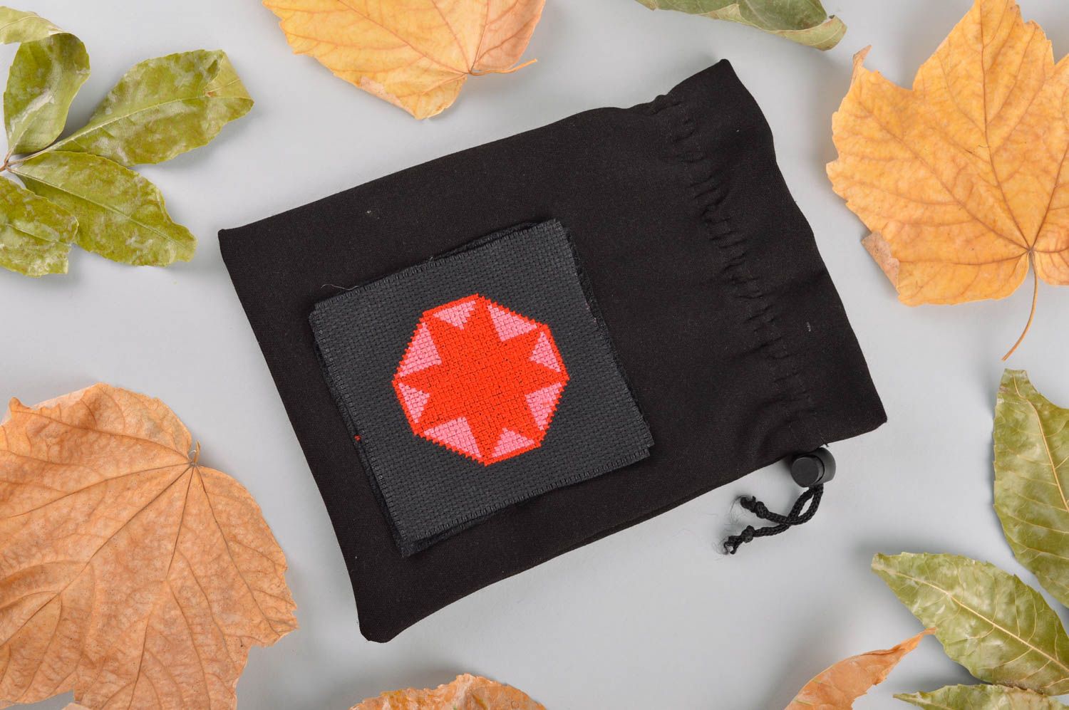 Stylish handmade fabric purse womens pouch design fashion accessories gift ideas photo 1