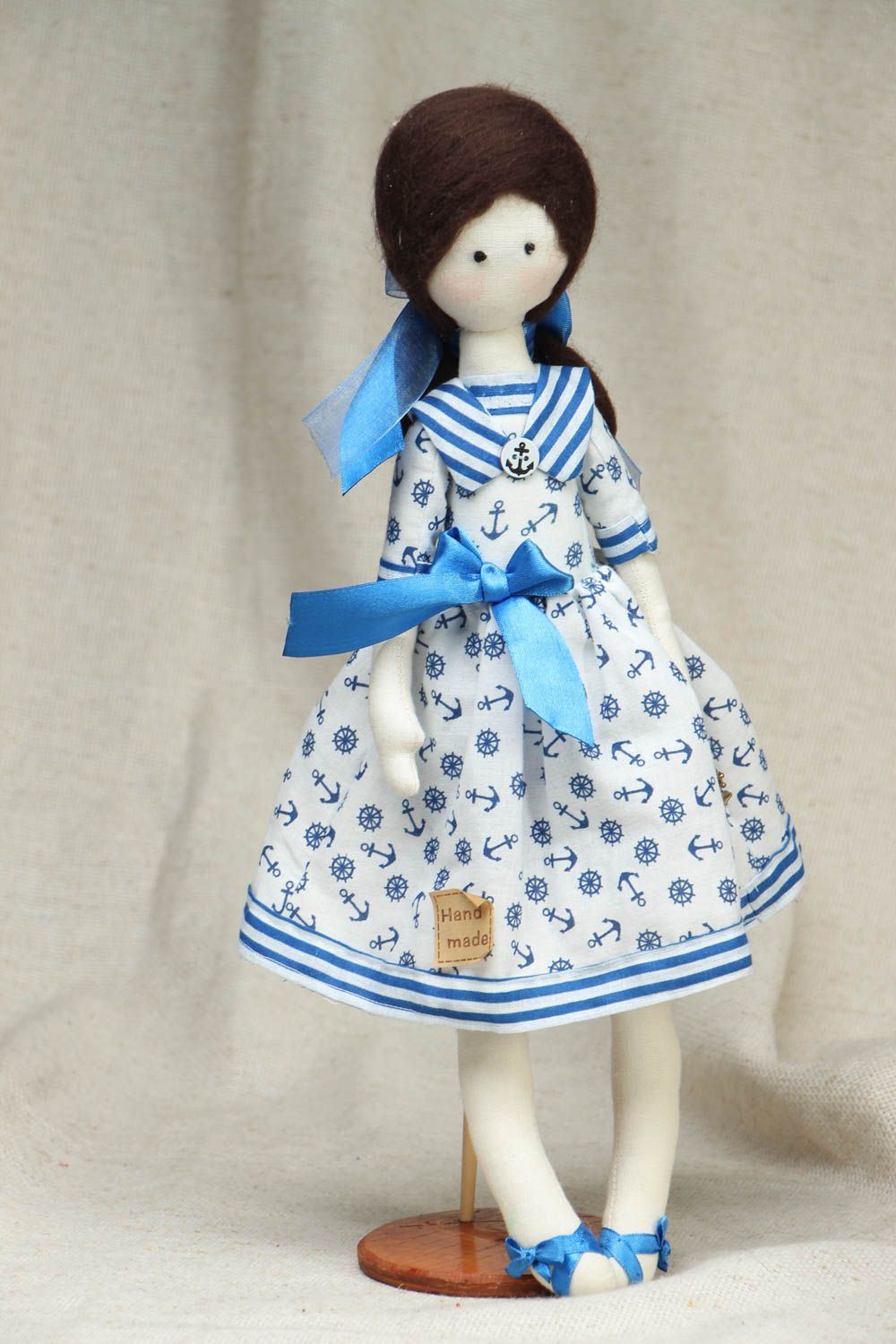 Handmade collectible doll photo 1